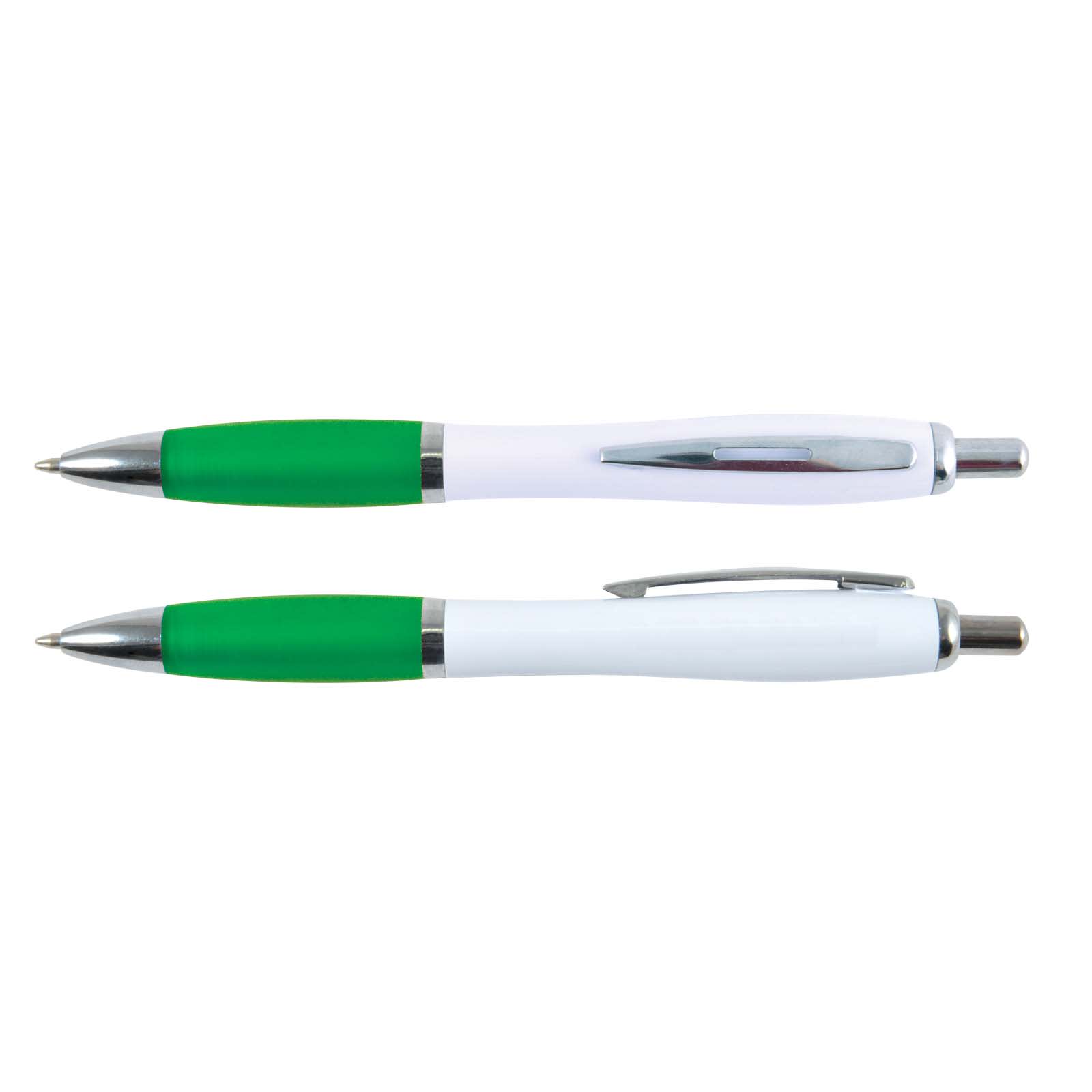 Viva Pen - White Barrel - LL434 Image White/Green