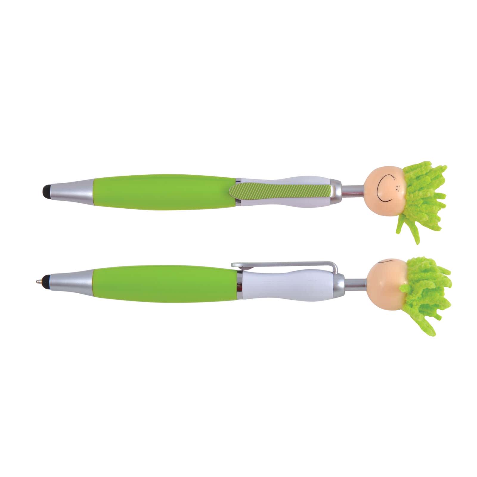 Mop Top Pen / Stylus - LL4600 Image Green