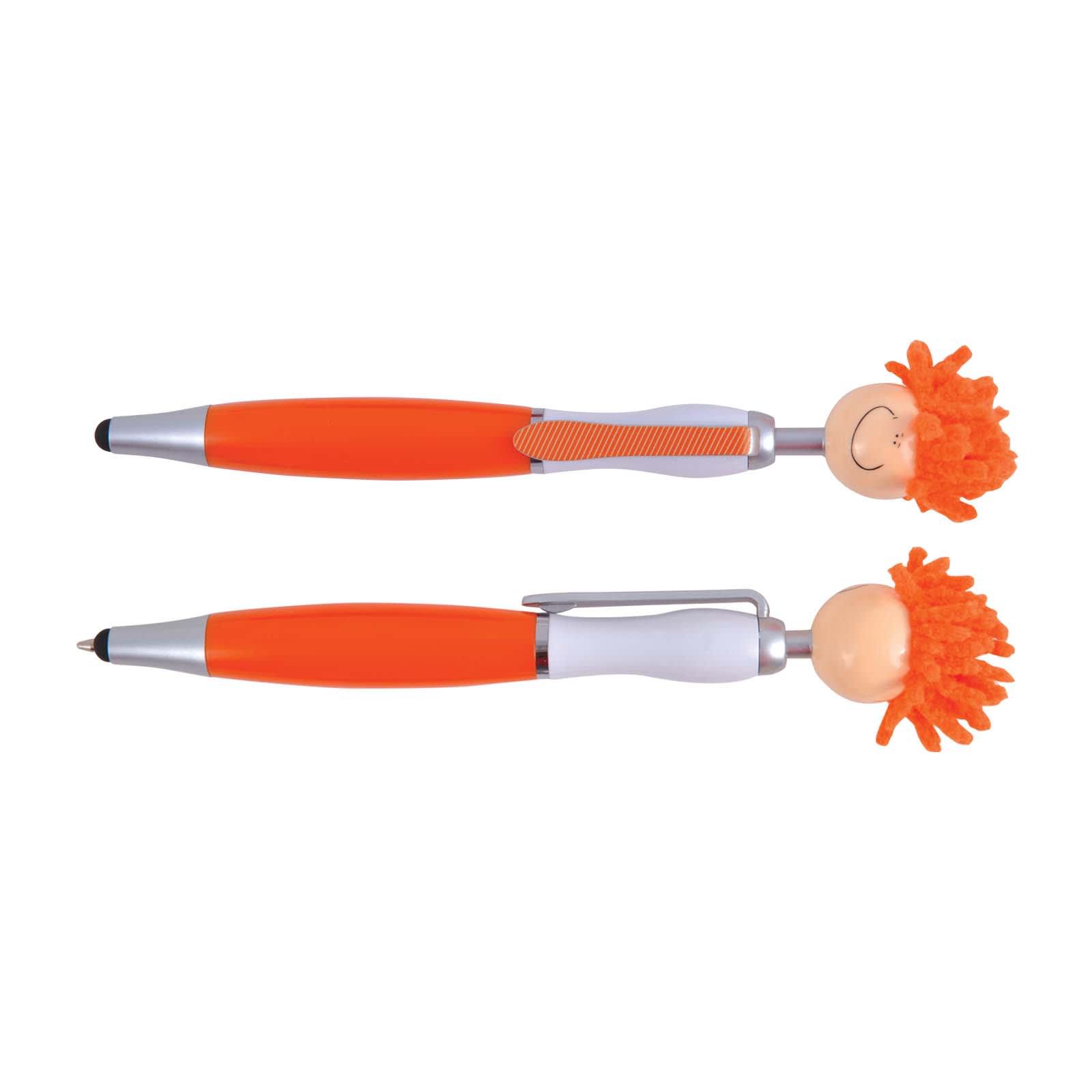 Mop Top Pen / Stylus - LL4600 Image Orange