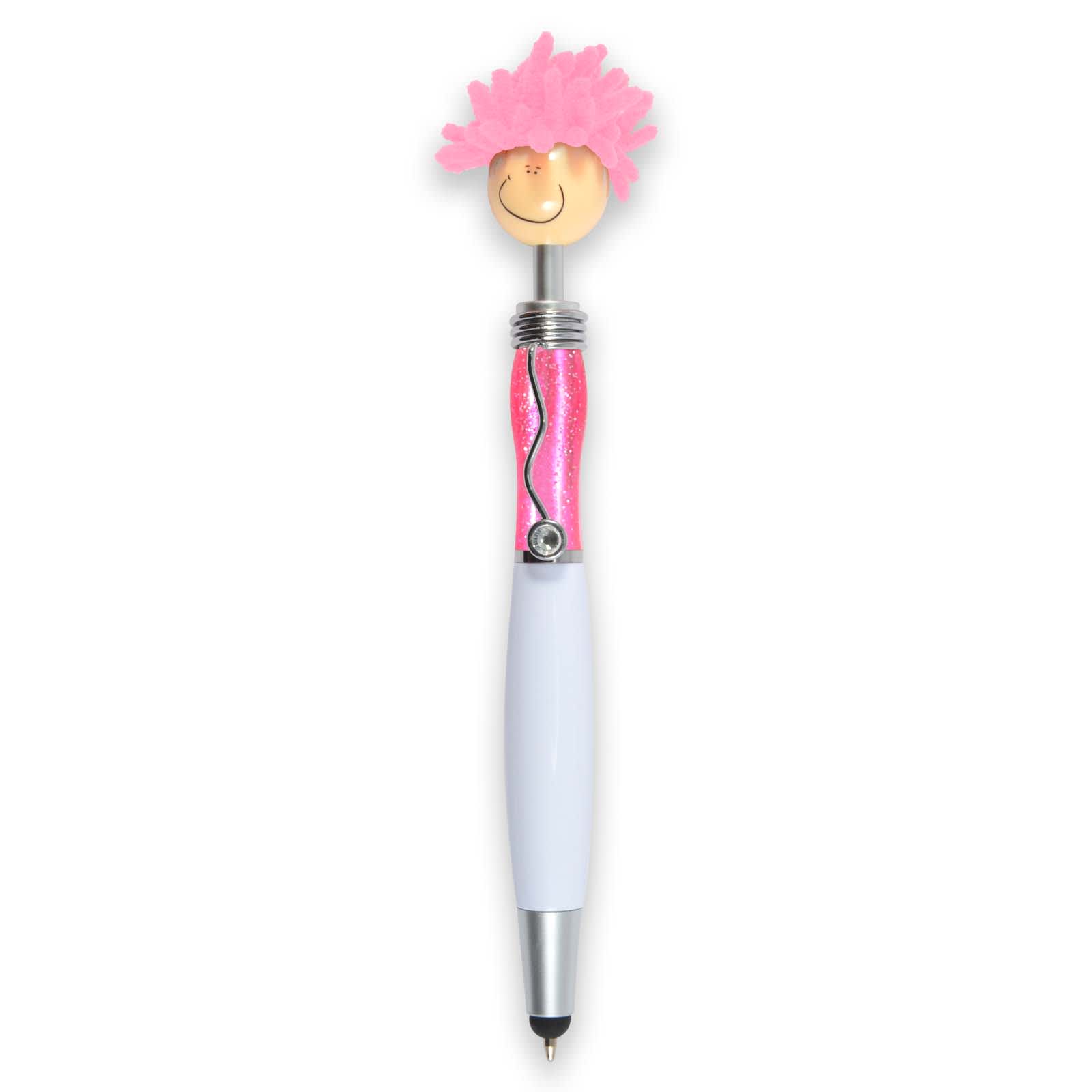 Mop Top Jazz Pen / Stylus - LL4602 Image Pink