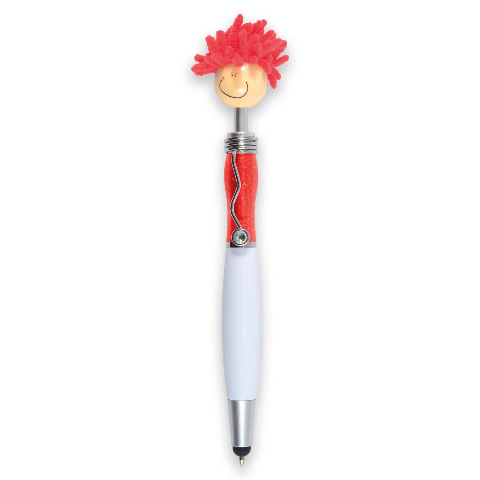 Mop Top Jazz Pen / Stylus - LL4602 Image Red