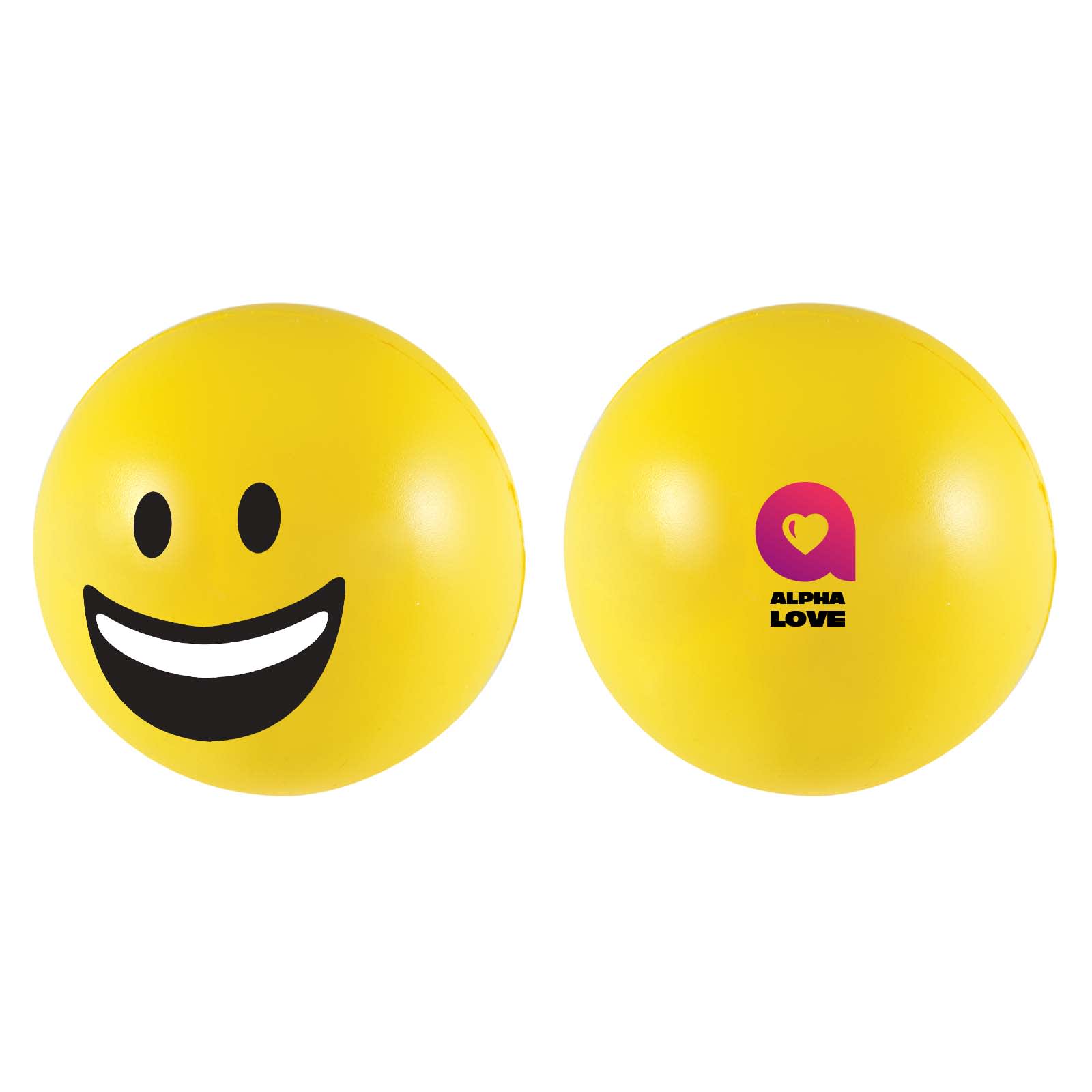 Emoji Stress Balls - LL610 Image Yellow Smile