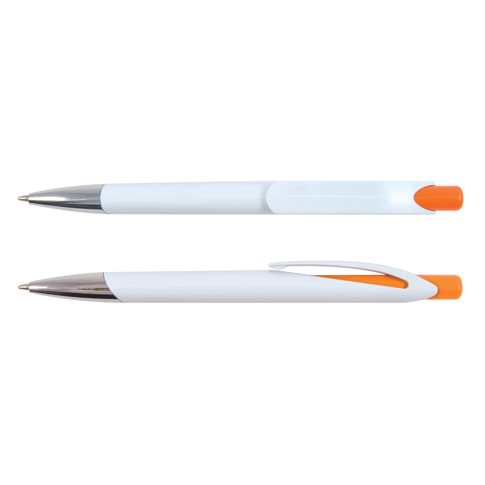 Falcon Pen – Stylish White Barrel Push-Button Ballpoint Pen with Large Clip, Smooth Writing Experience, 2.1km Writing Distance – Available in 10 Vibrant Colours