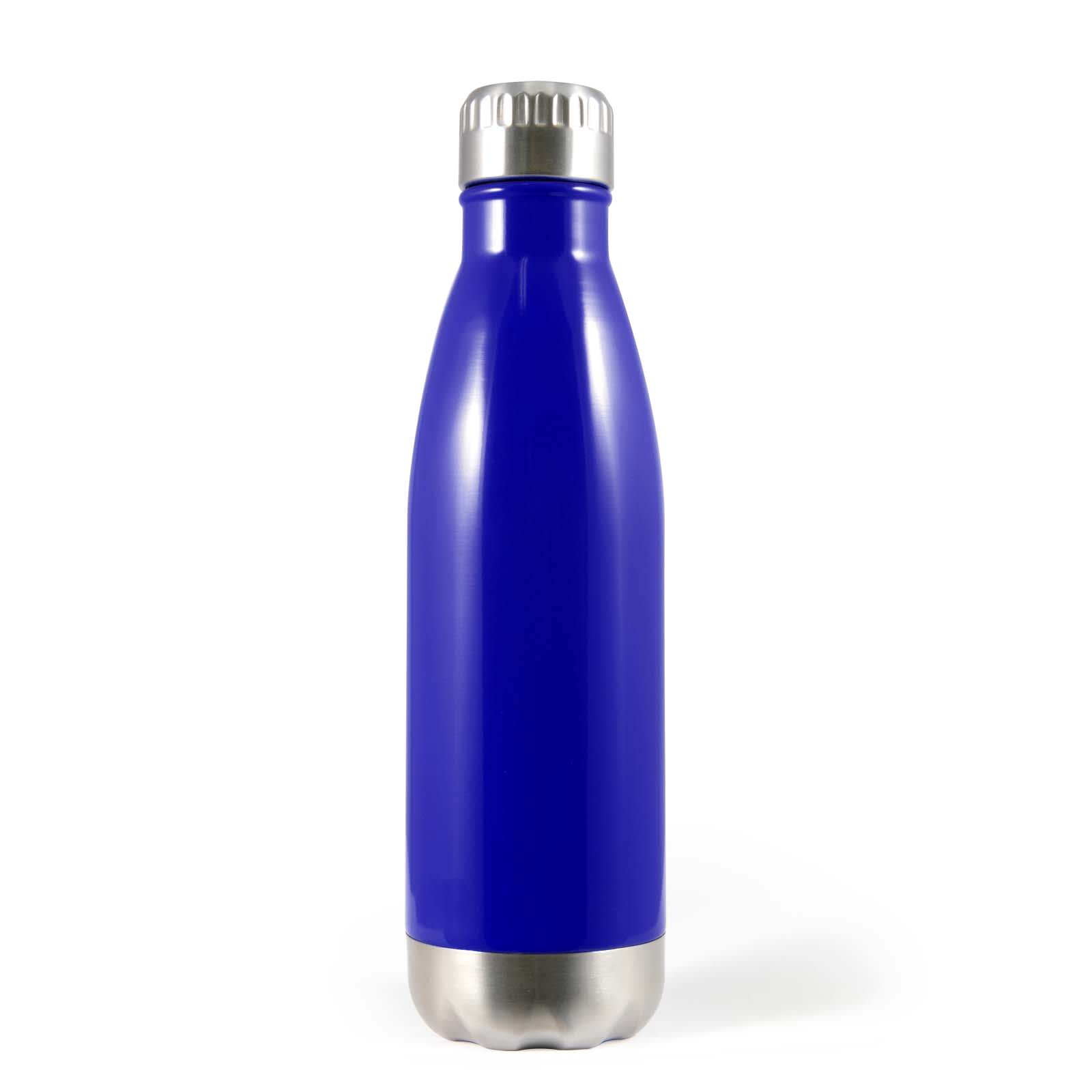 Soda Stainless Steel Drink Bottle - LL6974 Image Dark Blue