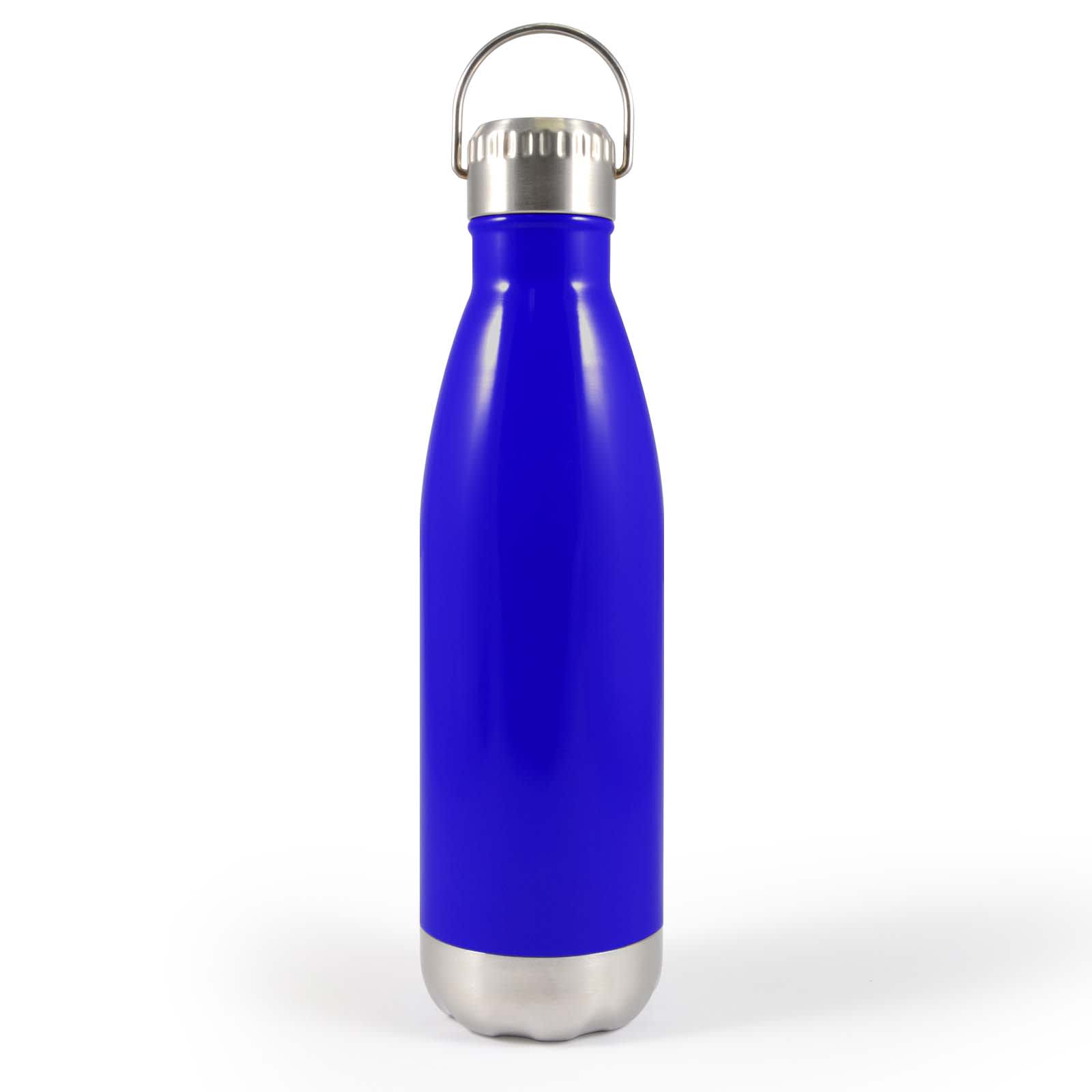 Soda Vacuum Bottle with Hanger Lid - LL6978 Image Dark Blue