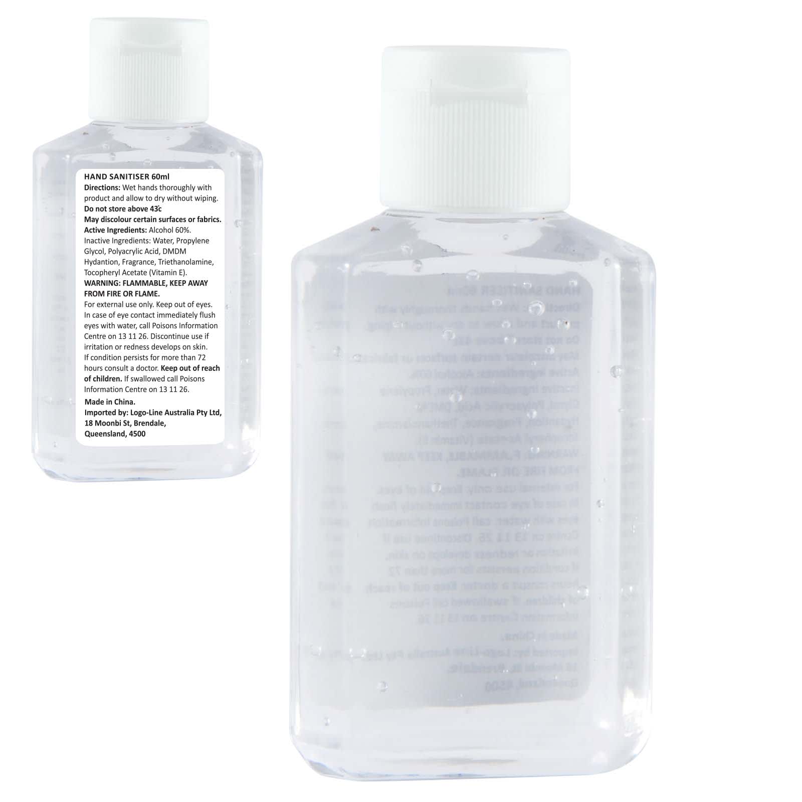 Splash Gel Hand Sanitiser - LL726 Image Clear/White