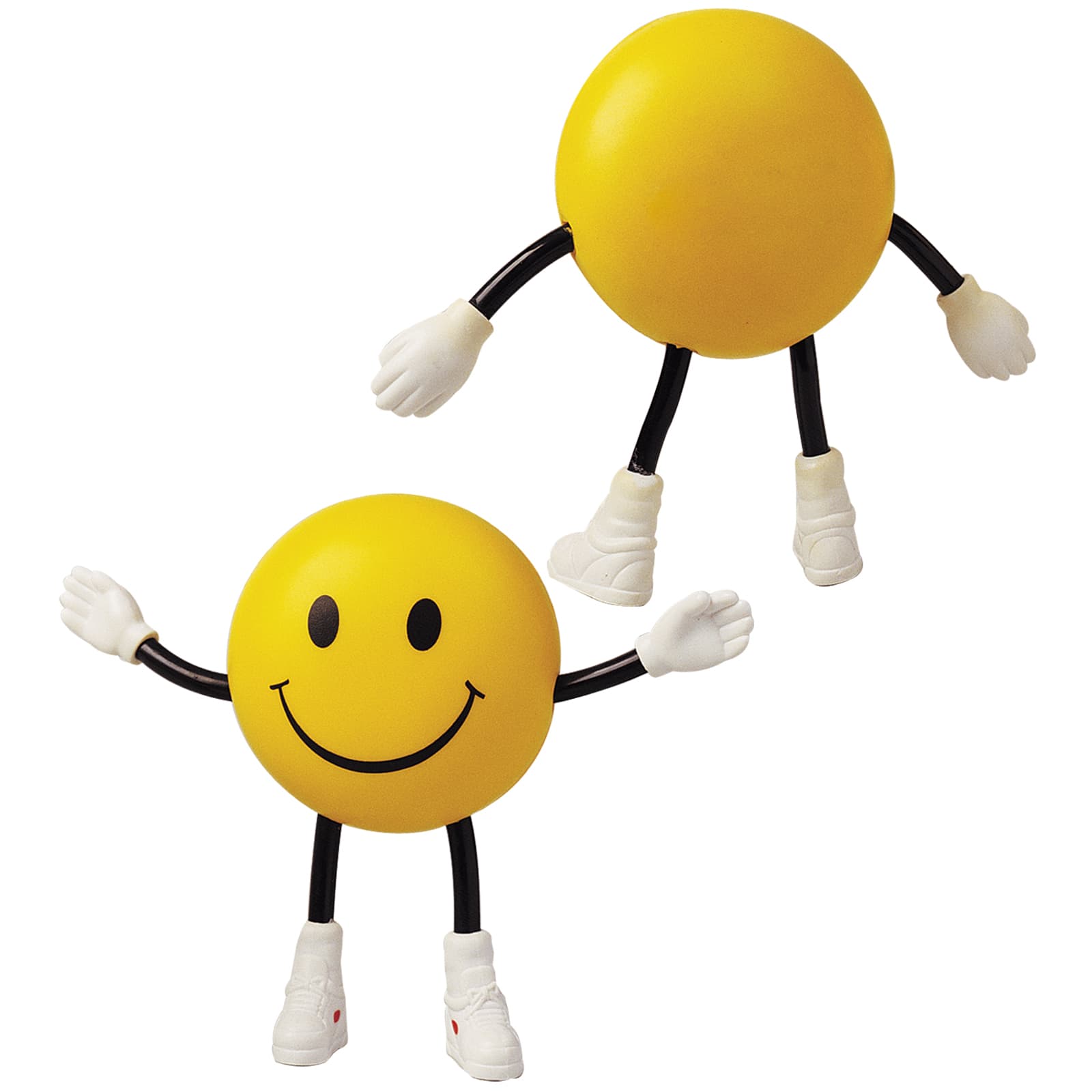 Smile Guy with Bendy Arms & Legs Stress Reliever