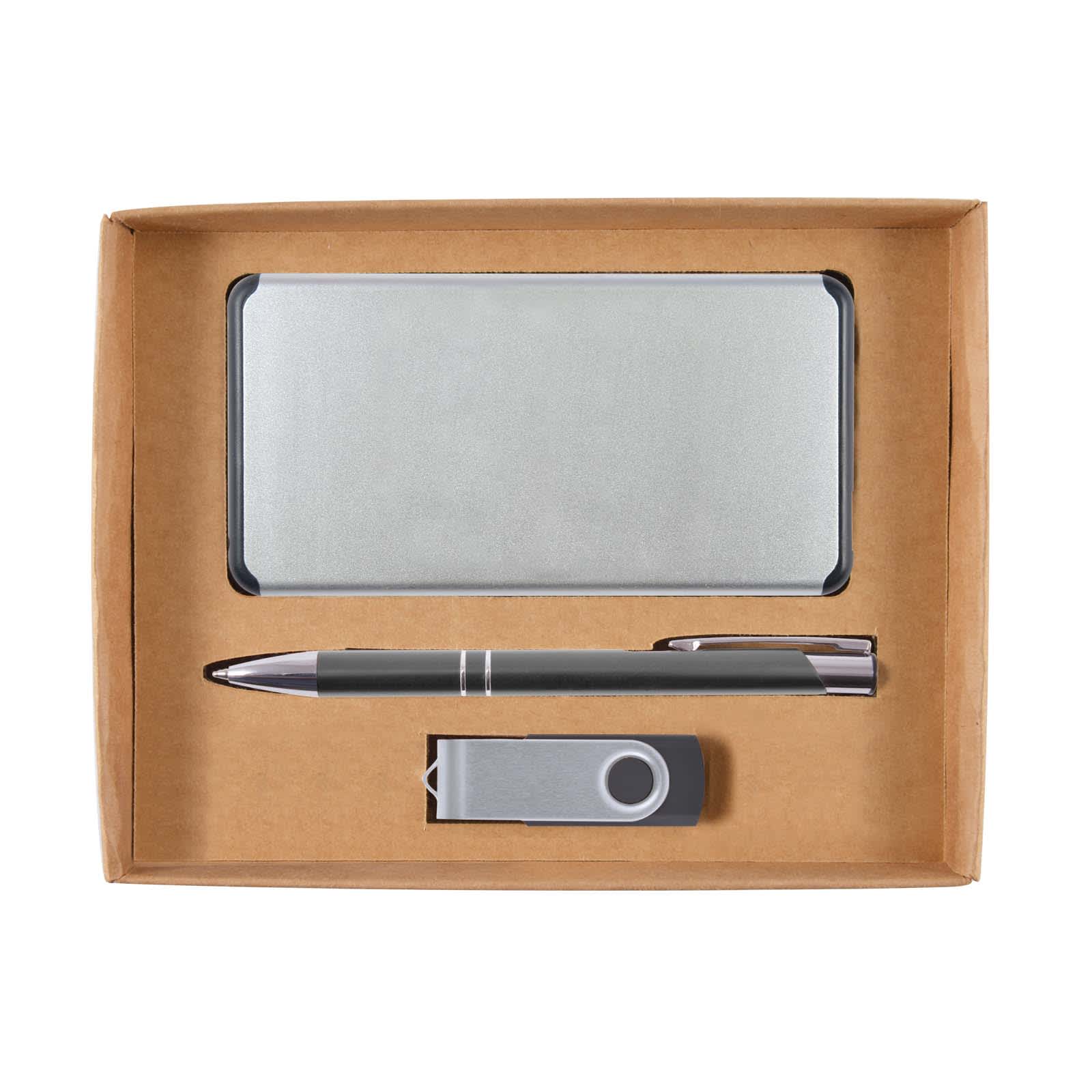 Oasis Cardboard Gift Set - LL8431 Image Gunmetal