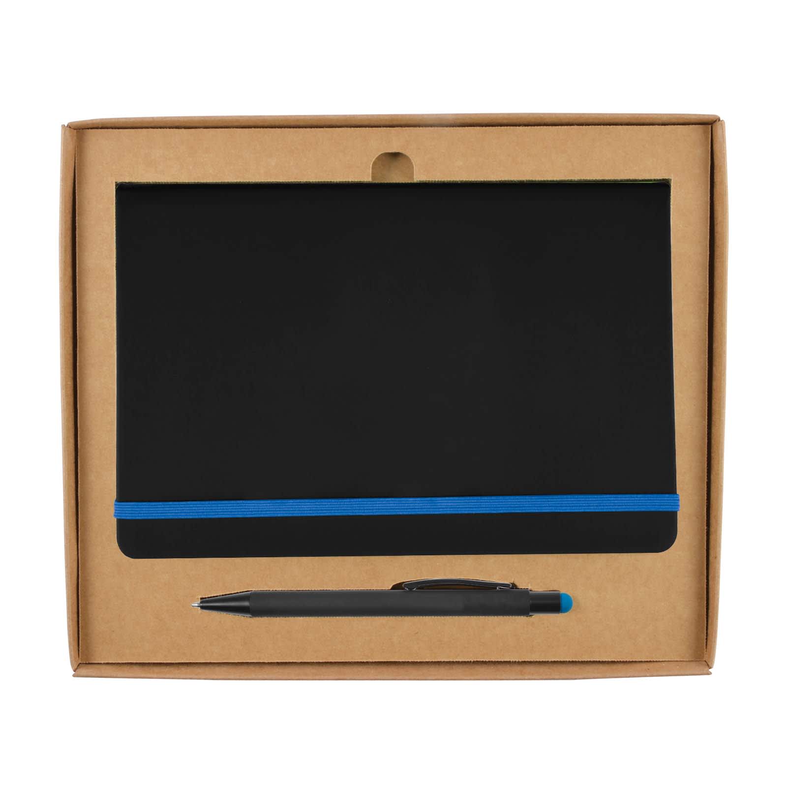Ovation Cardboard Gift Set - LL8432 Image Black/Light Blue