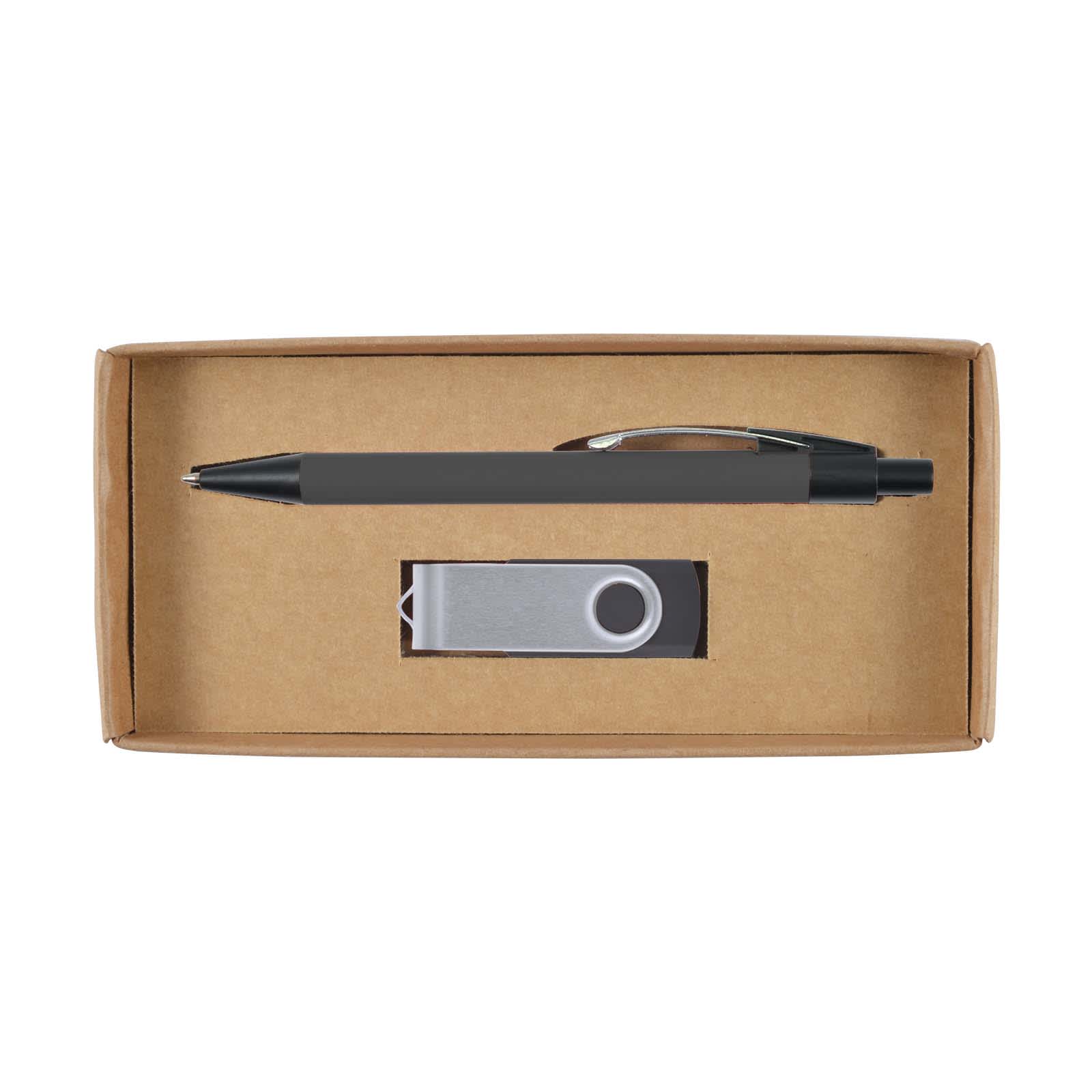 Charter Cardboard Gift Set - LL8438 Image Gunmetal