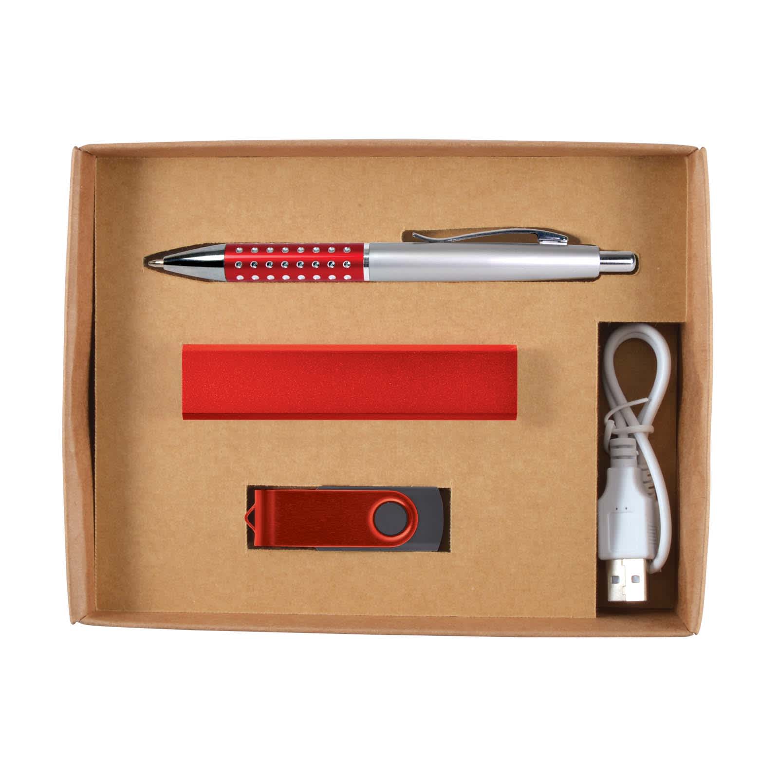 Carnival Cardboard Gift Set - LL8443 Image Red