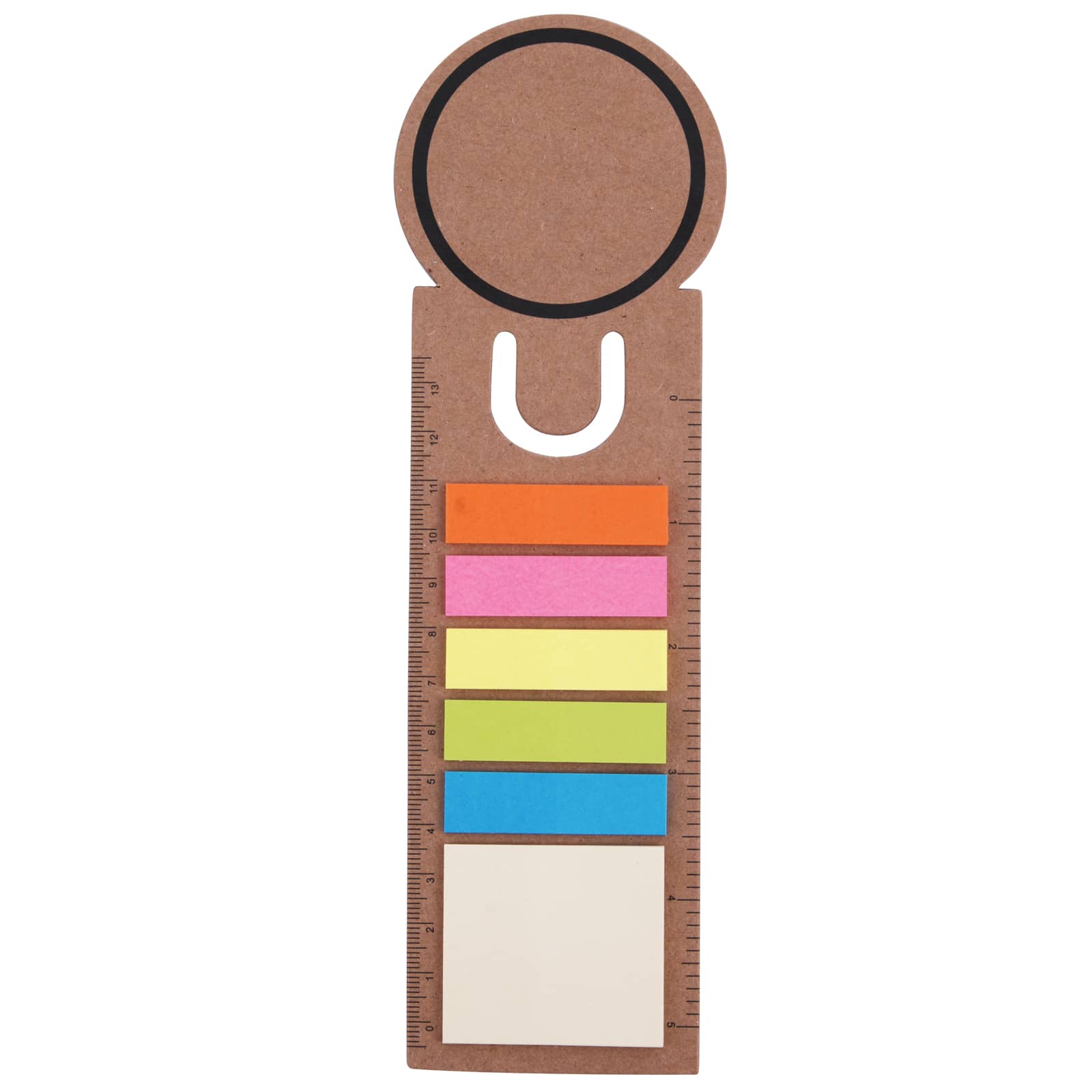 Circle Bookmark / Noteflag Ruler - LL8860 Image Natural