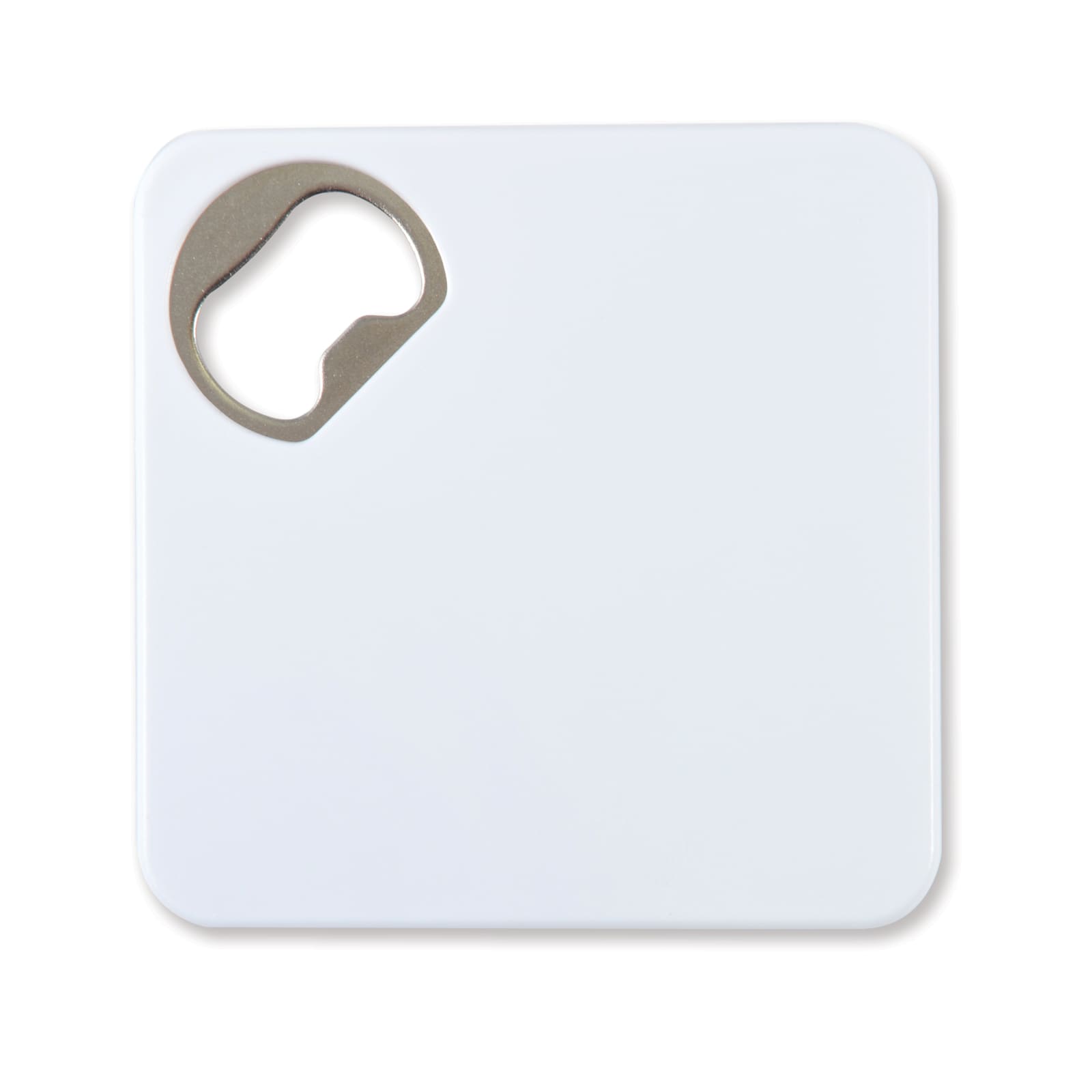 Quench Bottle Opener / Coaster - LL9360 Image White
