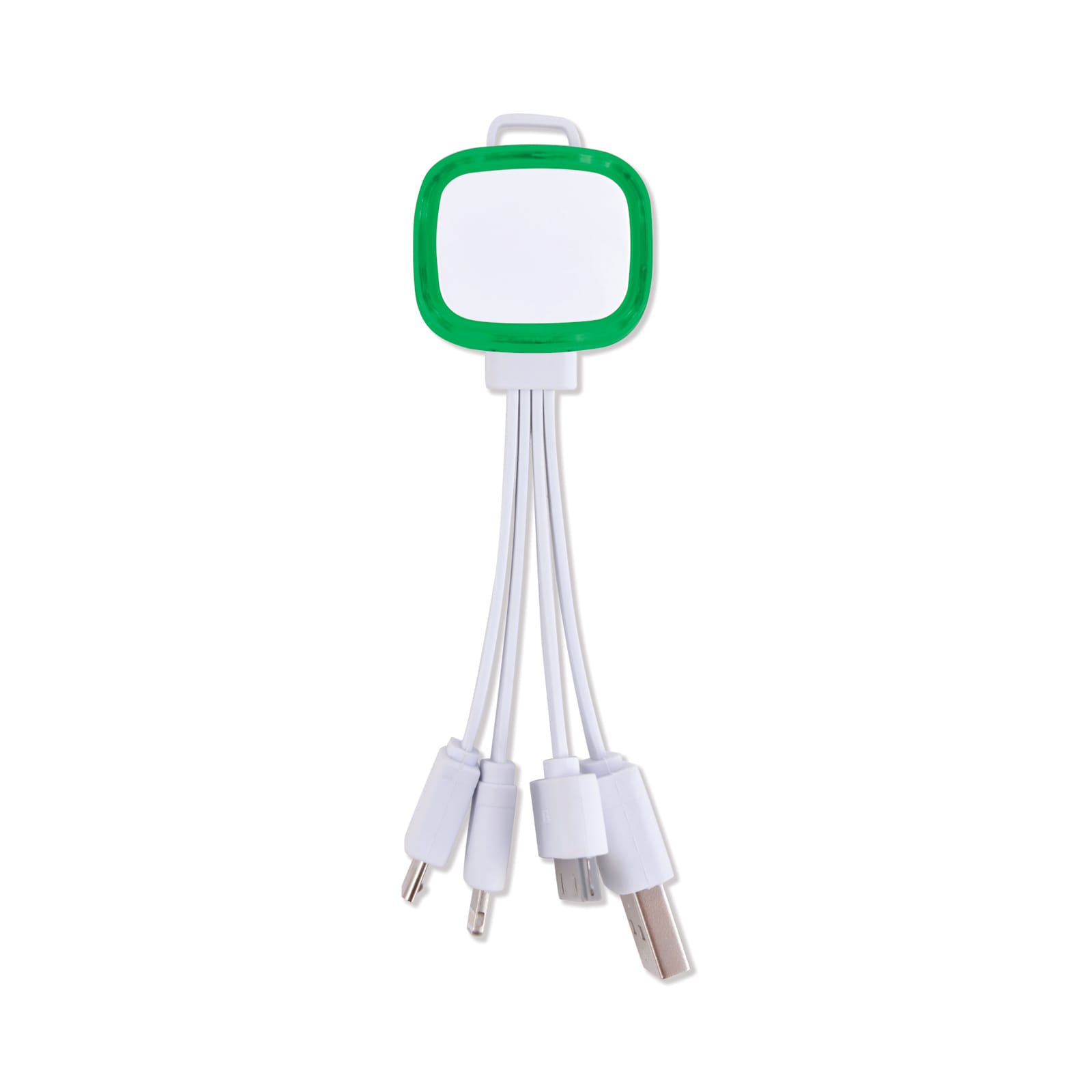 Family Light Up 3 in 1 Cable - LL9404 Image White/Green