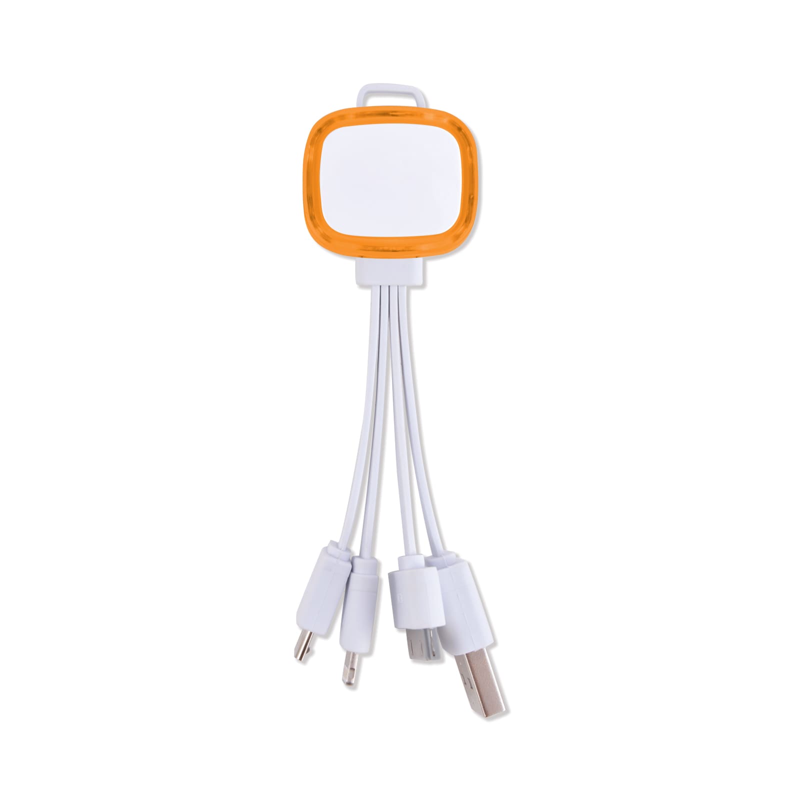 Family Light Up 3 in 1 Cable - LL9404 Image White/Orange