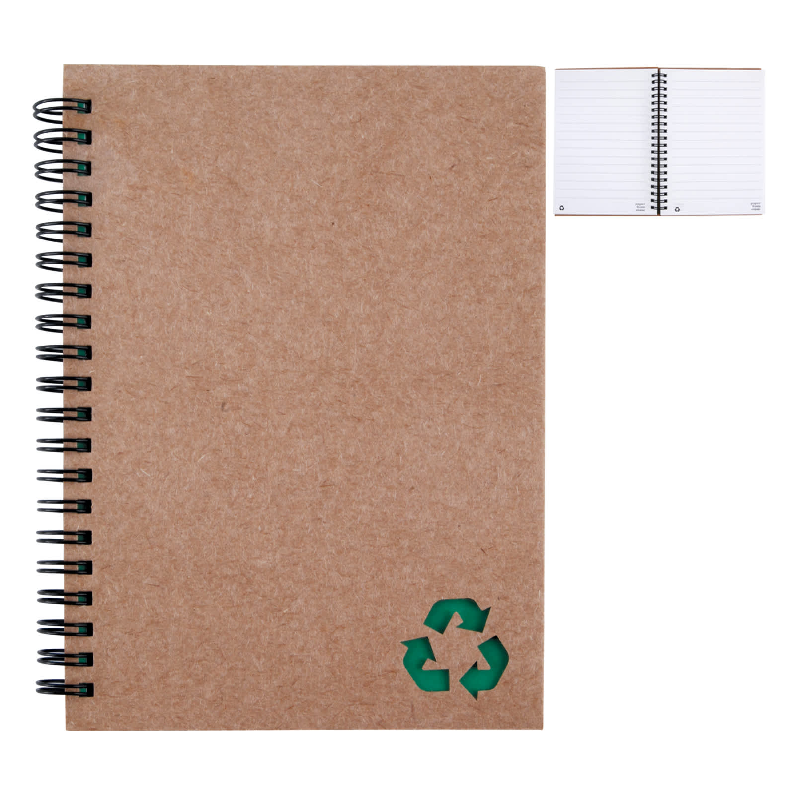 Stone Paper Notebook - LL9753 Image Natural/Green