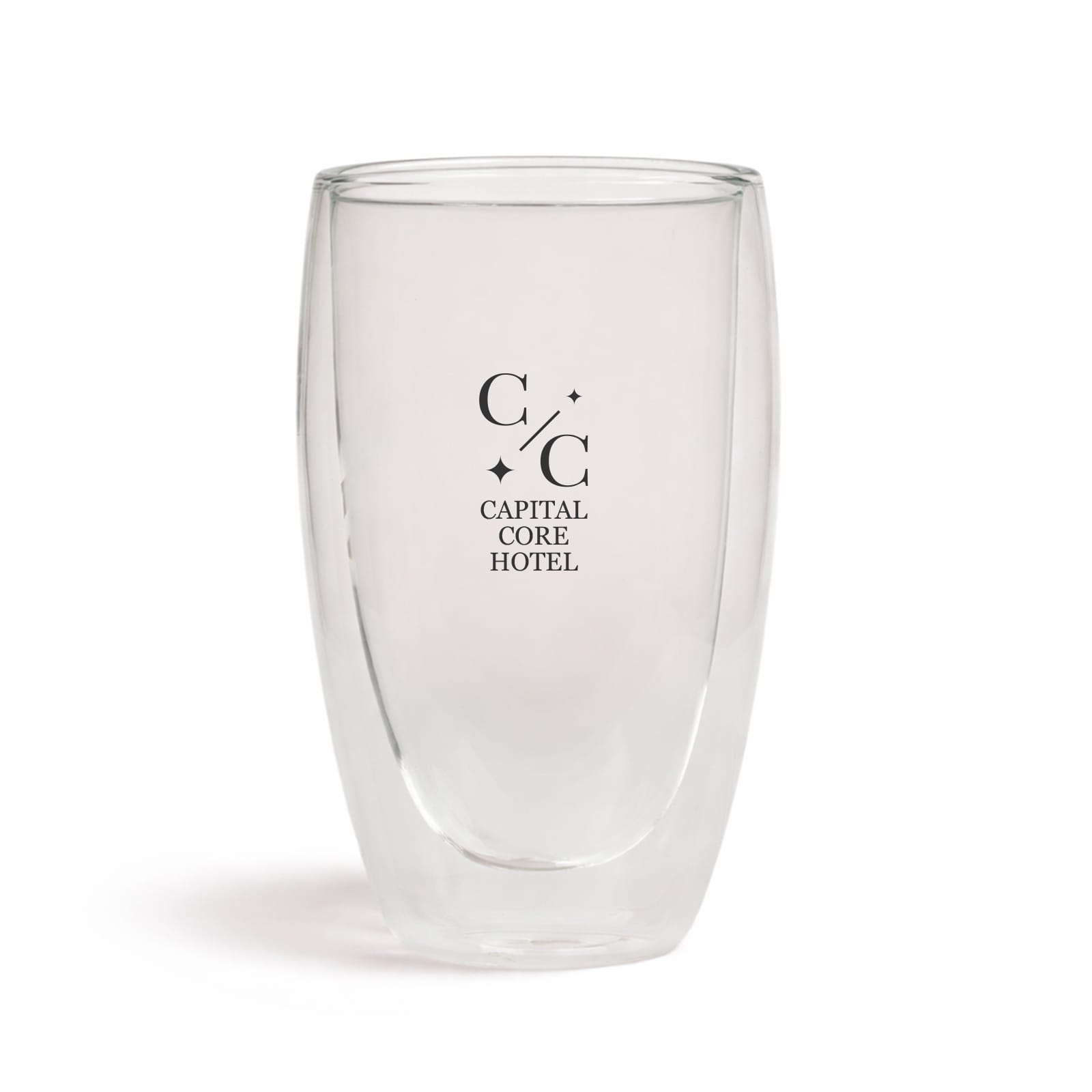Sierra 450ml Double Wall Glass Cup
