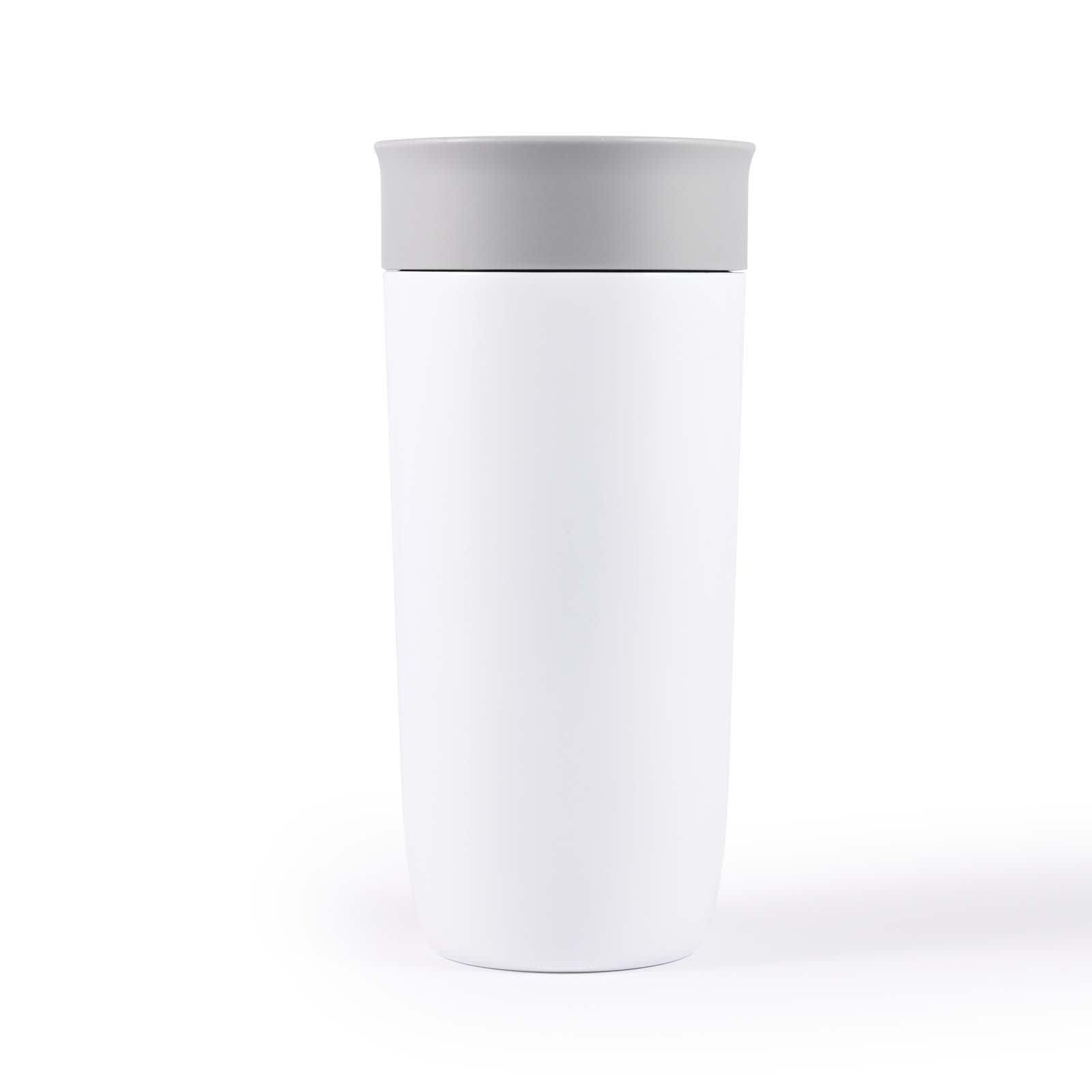 Flair Stainless Steel Coffee Cup – 360ml Double-Walled Vacuum Insulated Mug, Secure Screw Lid with Push-Button Feature, Keeps Drinks Hot or Cold for 6 Hours, BPA-Free, Car Cup Holder Friendly