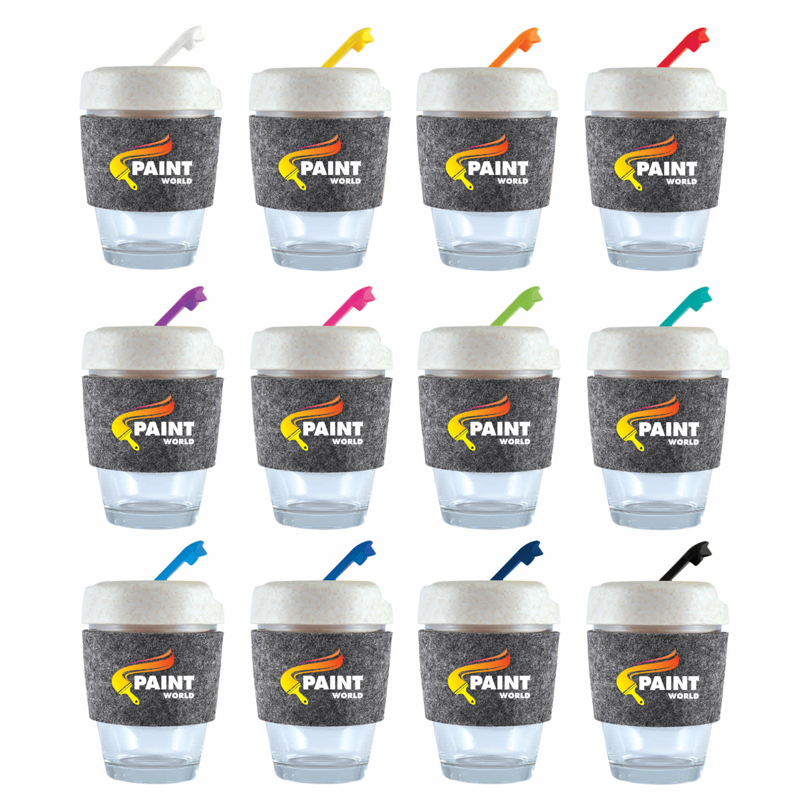 Alternative view of Vienna Eco Coffee Cup / RPET Band