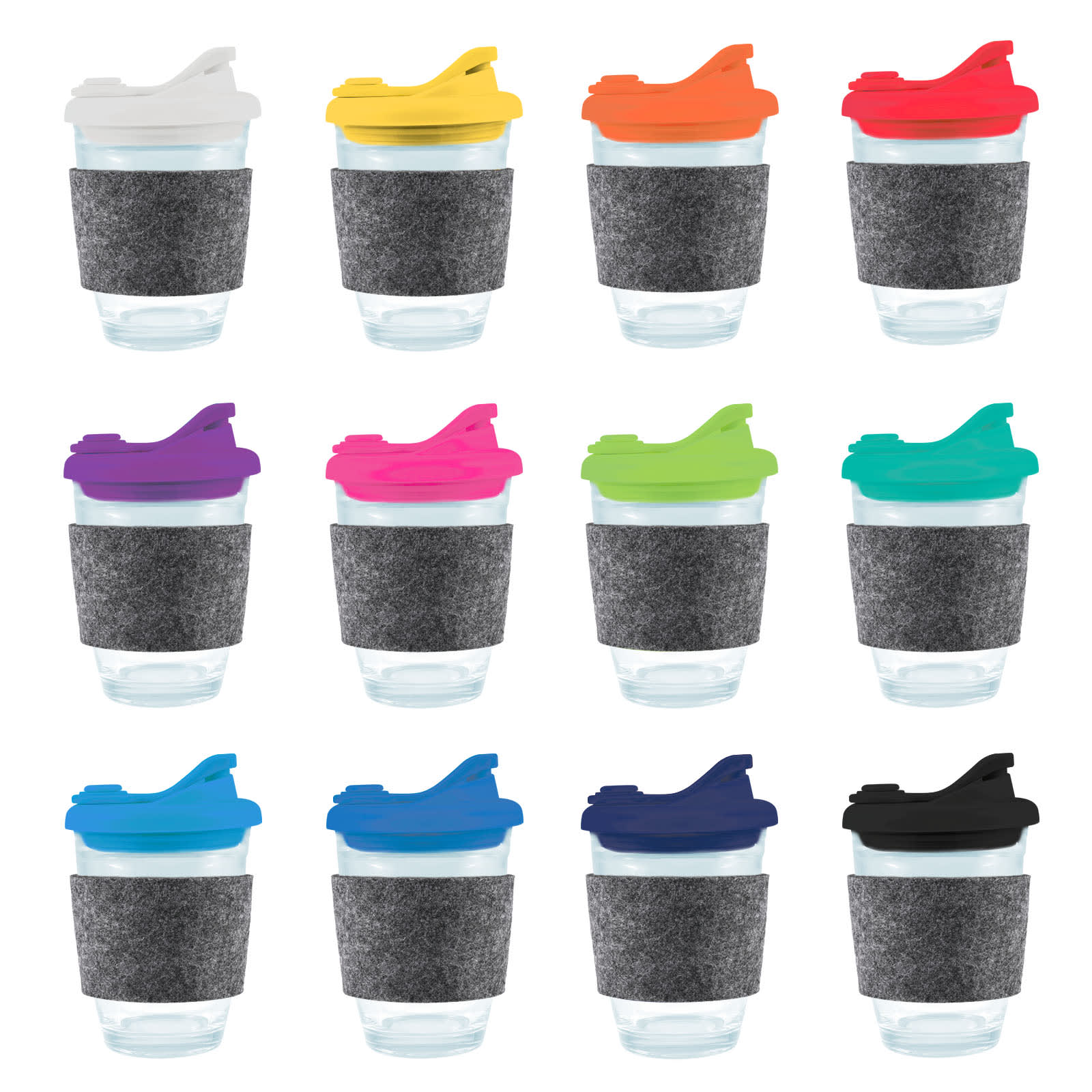 Vienna Coffee Cup / Snap Lid / RPET Band - LL0451 Image