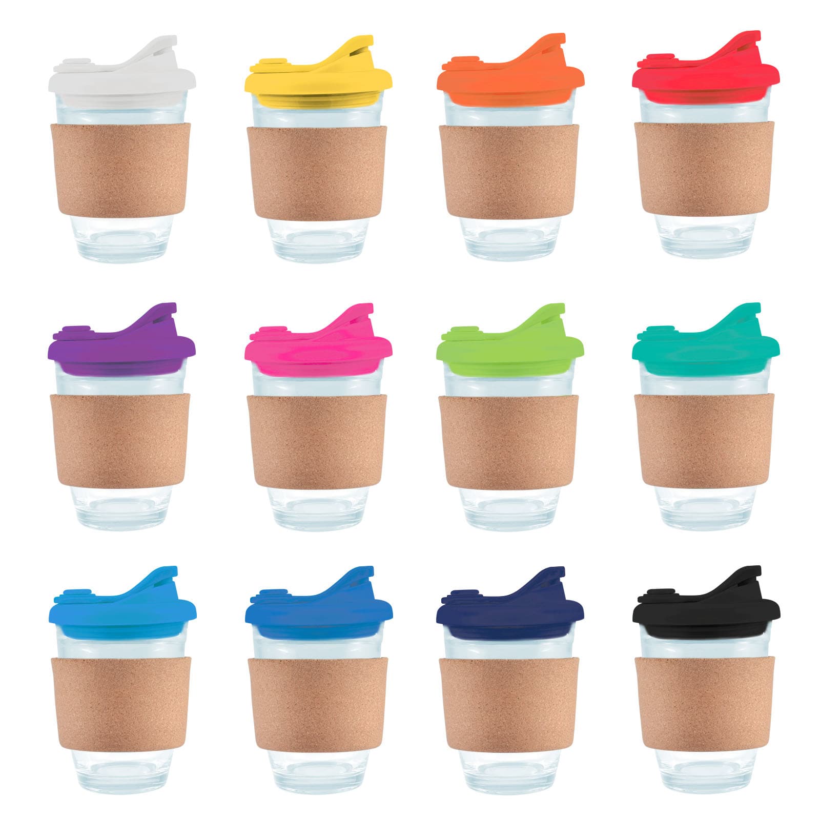 Alternative view of Vienna Coffee Cup / Snap Lid / Cork Band