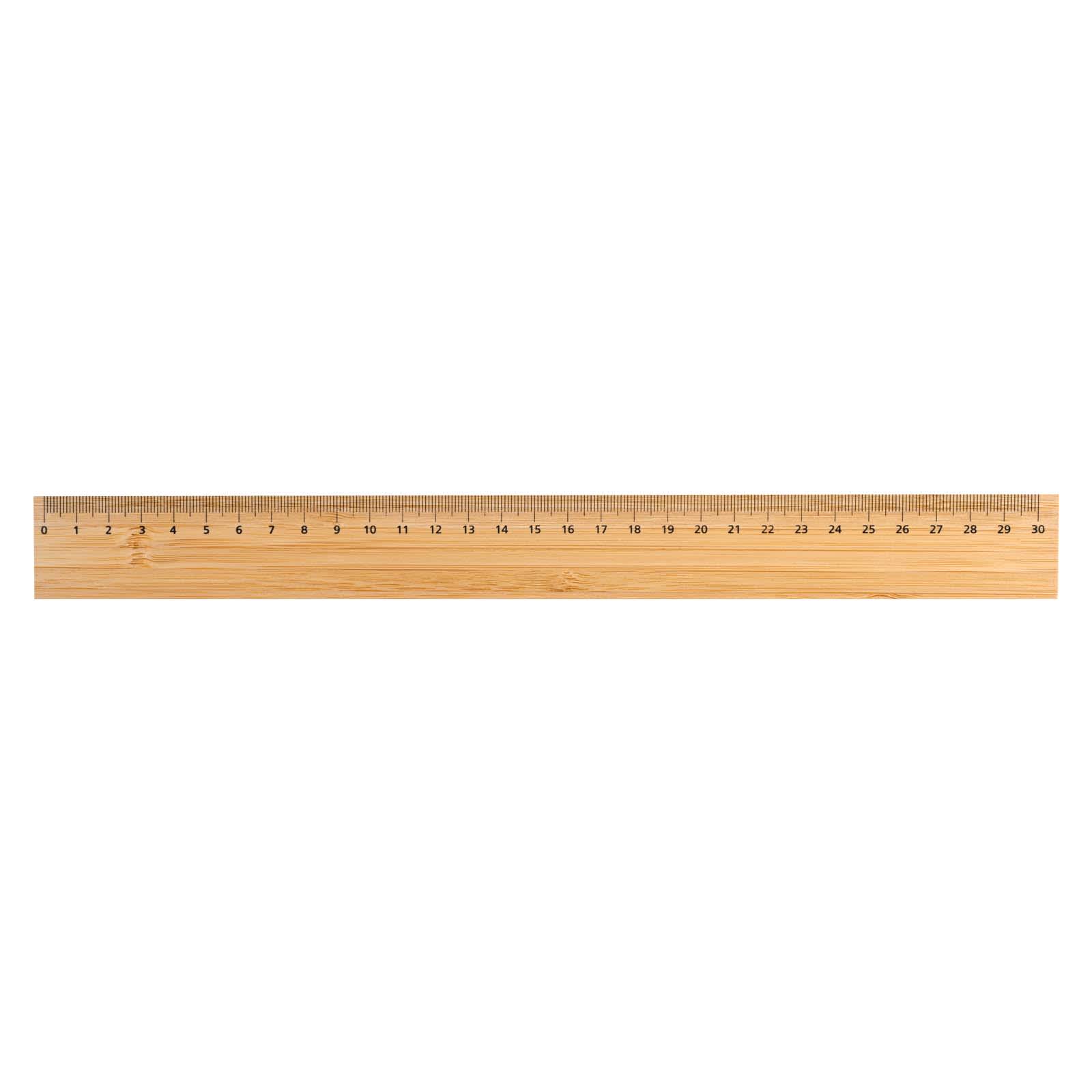 Bamboo 30cm Ruler - LL2328 Image Bamboo