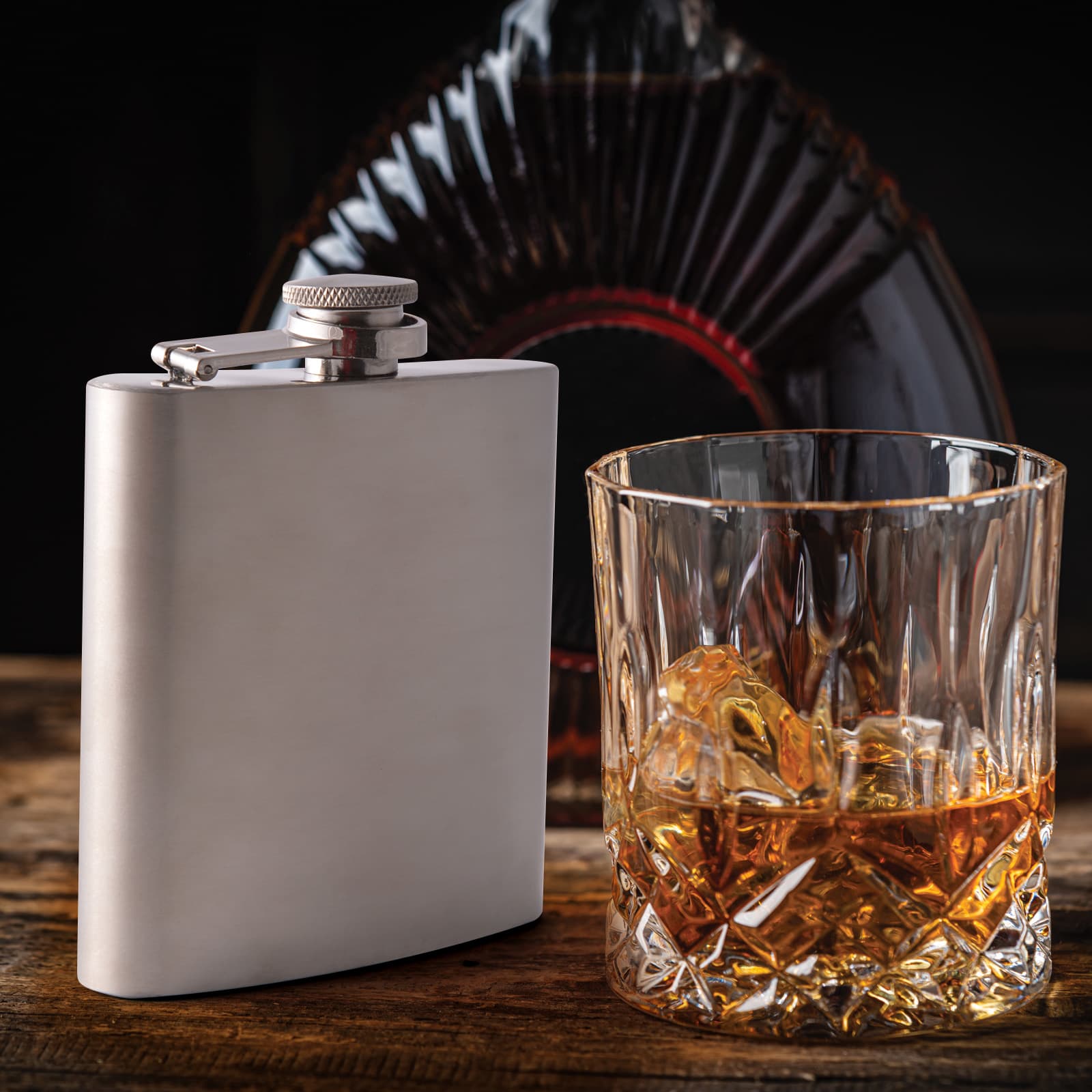 Stainless Steel Hip Flask - LL2347 Image 