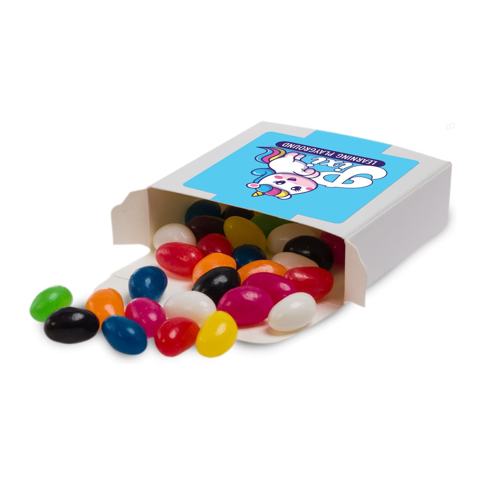 Assorted Colour Jelly Beans in 50g Box