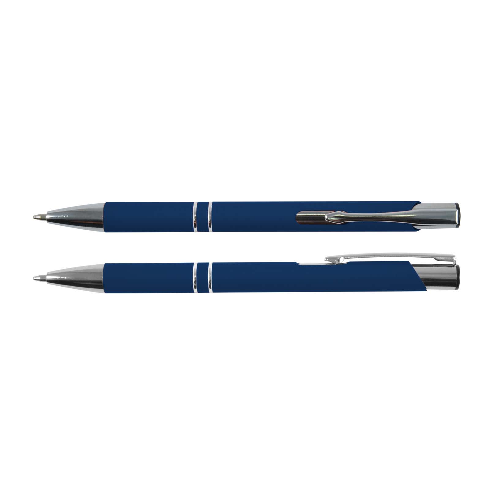 Napier Deluxe Pen – Sleek Aluminium Ballpoint Pen with Soft-Touch Finish and Chrome Accents, Elegant and Stylish Writing Instrument