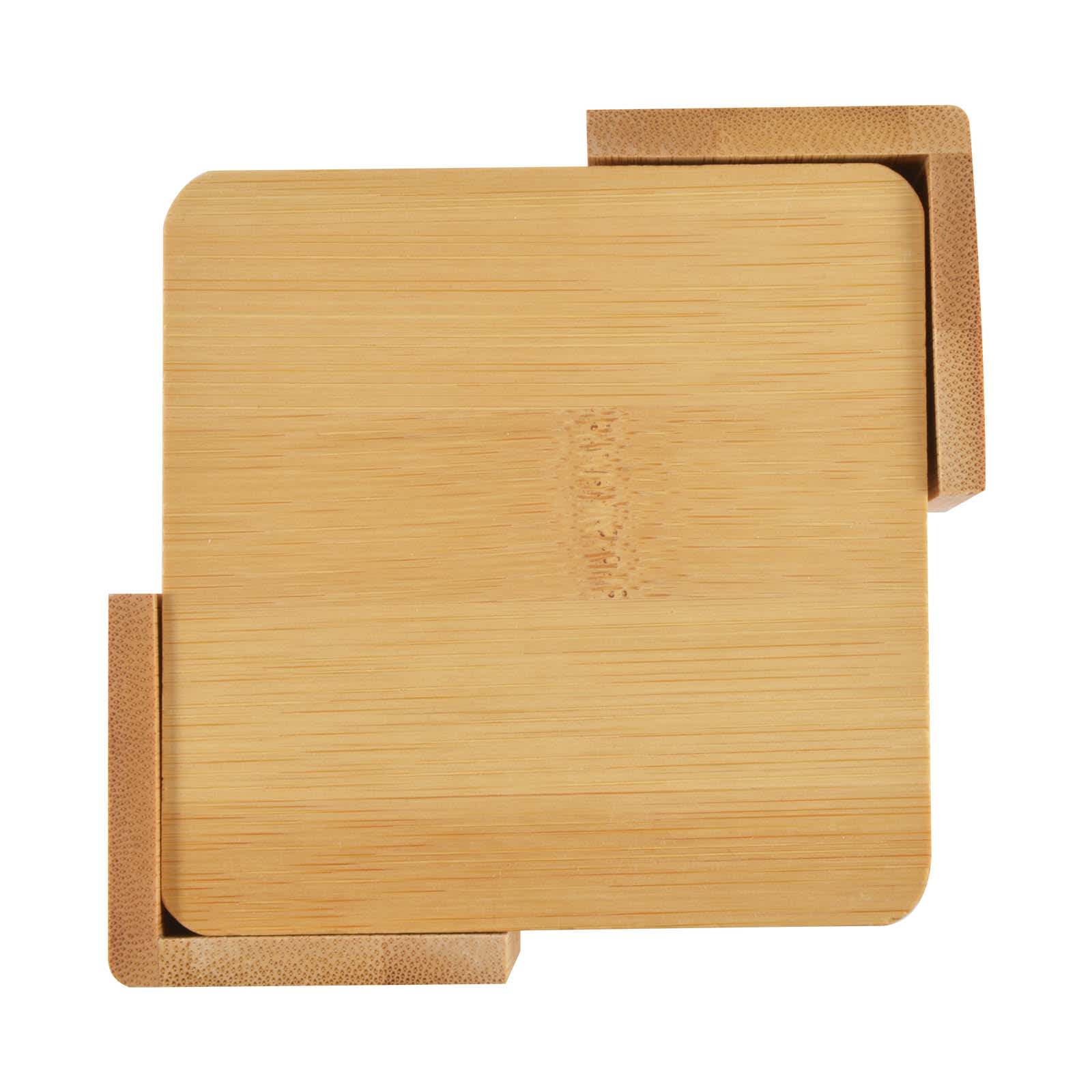Tropic Bamboo Coasters Set of 6 - LL3516 Image Bamboo