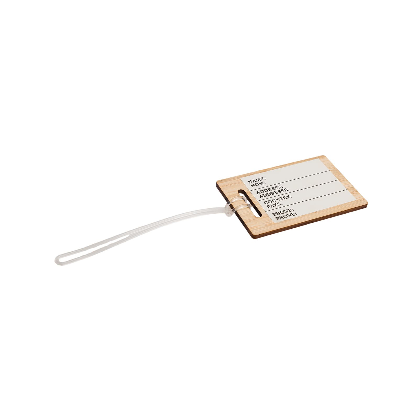 Transit Bamboo Luggage Tag - Image 3