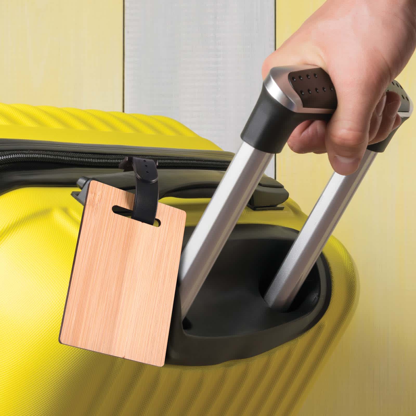 Transit Bamboo Luggage Tag - LL4836 Image