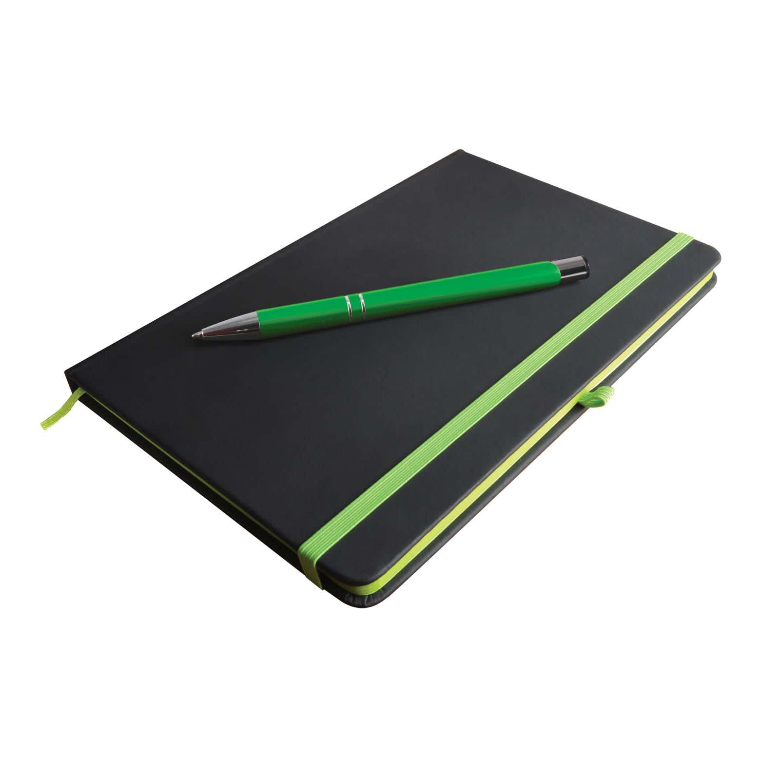 Venture Supreme Notebook / Napier Pen - LL5094 Image Light Green