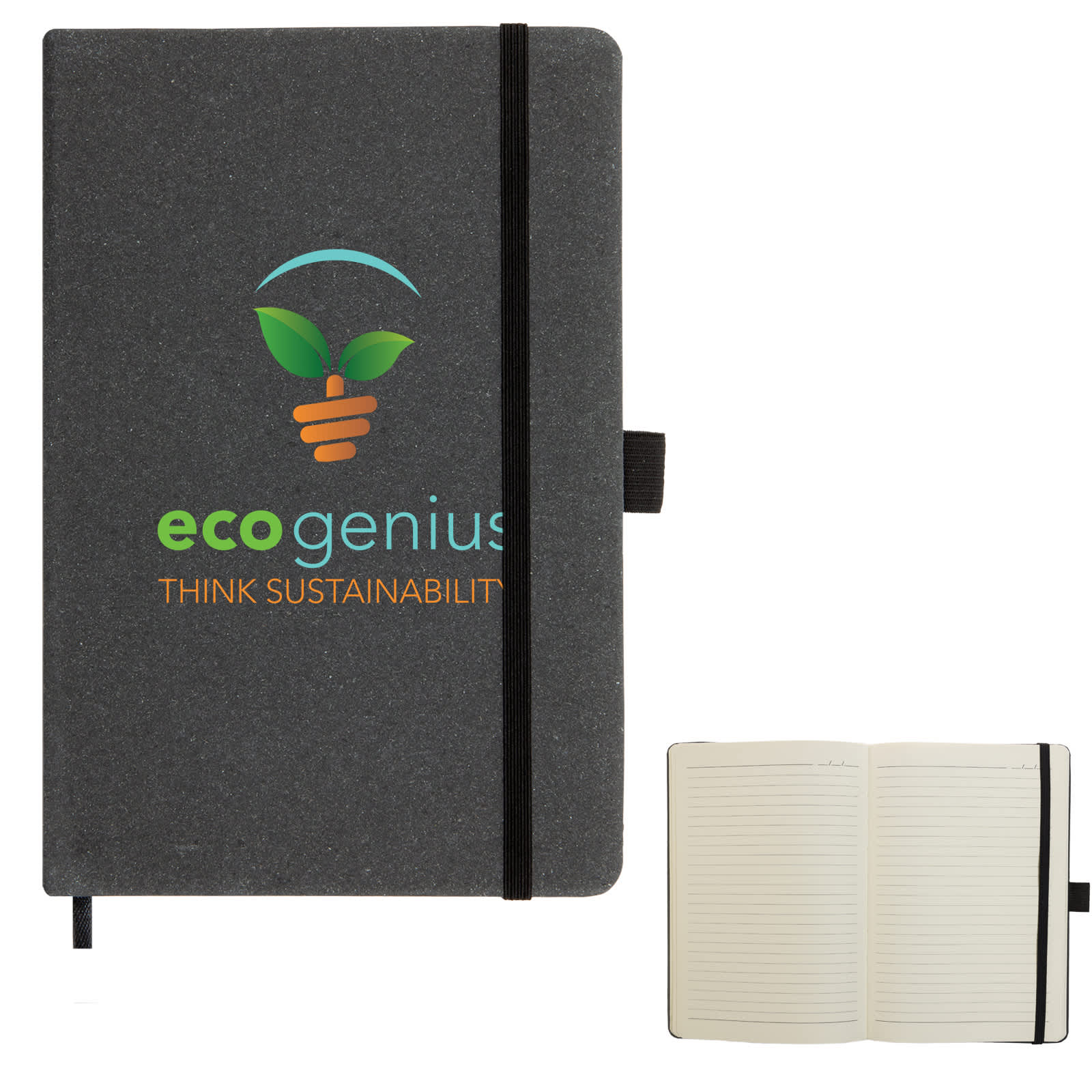 Astro Hard Cover Recycled Leather Notebook