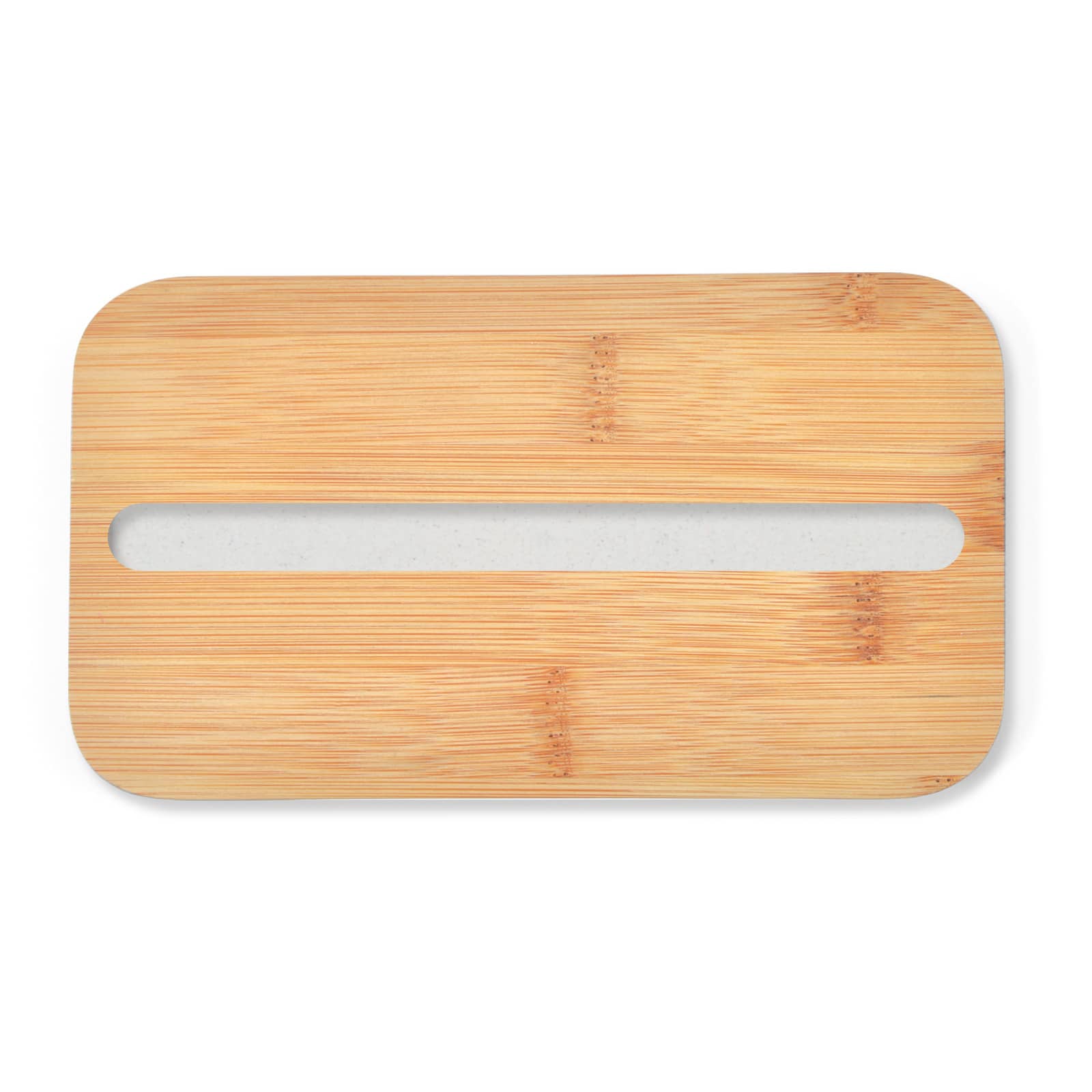 Stax Eco Lunch Box with Phone Holder Lid - LL6362 Image Bamboo Lid
