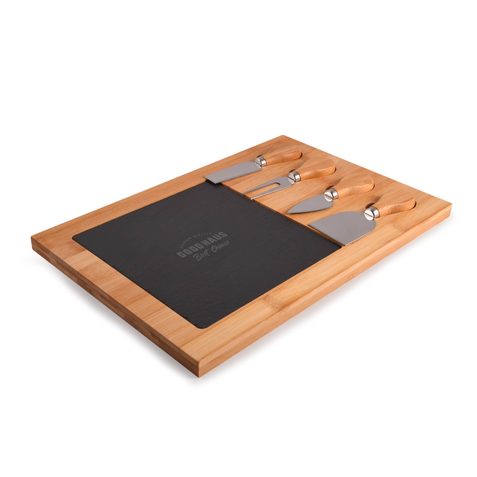 Alternative view of Mosaic Bamboo Slate Cheese Board