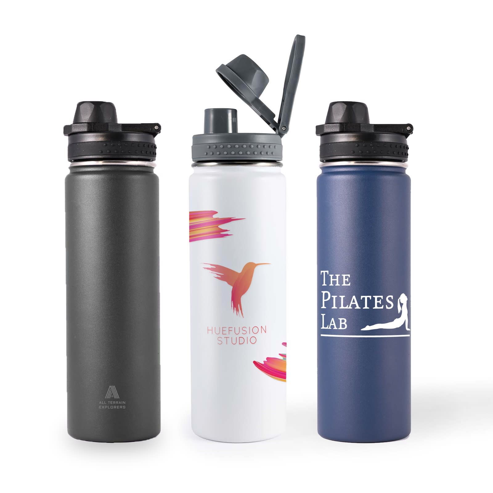 Mystique 650ml Stainless Steel Vacuum Bottle – Stylish Double-Wall Insulated Bottle with Twist-Open Lid, Carry Handle, Hot & Cold Beverage Capacity, Durable 304 & 201 Stainless Steel
