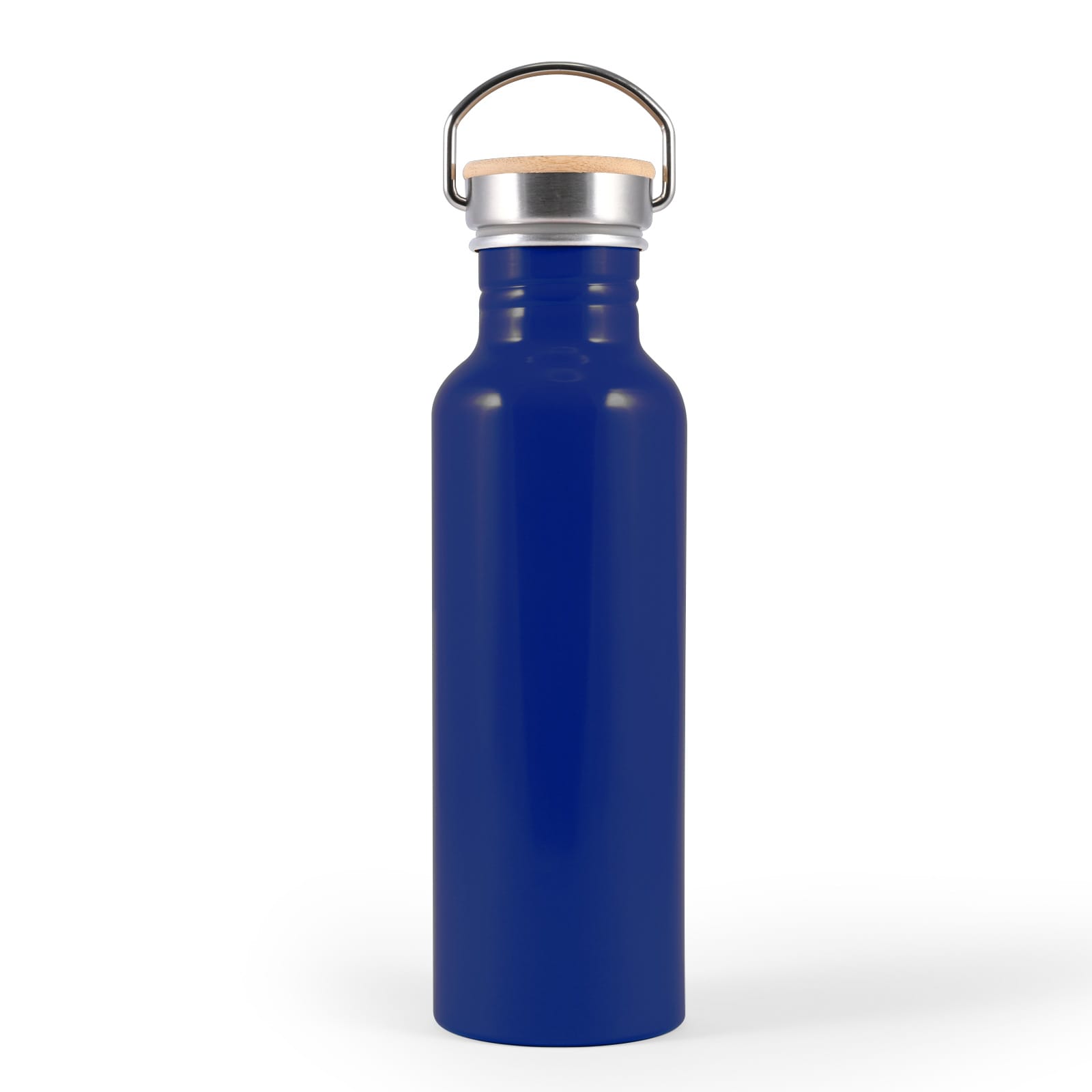 Chat Recycled Aluminium Drink Bottle - LL6991 Image Navy Blue