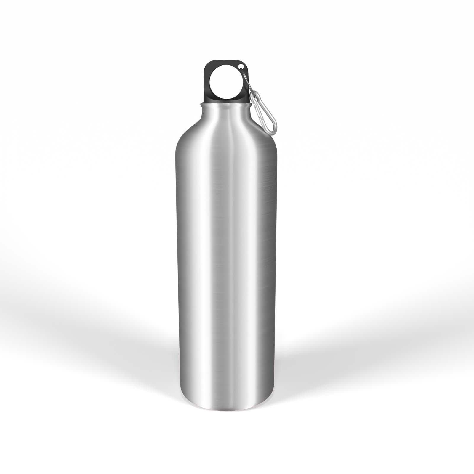 Gelato Aluminium Drink Bottle - LL6996 Image Gloss Silver
