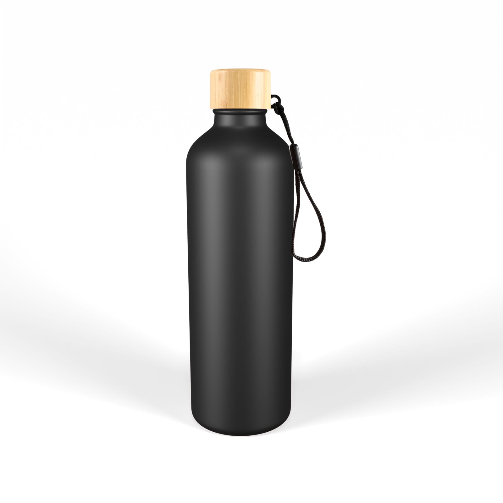 Gelato Aluminium Drink Bottle with Bamboo Lid - LL6997 Image 