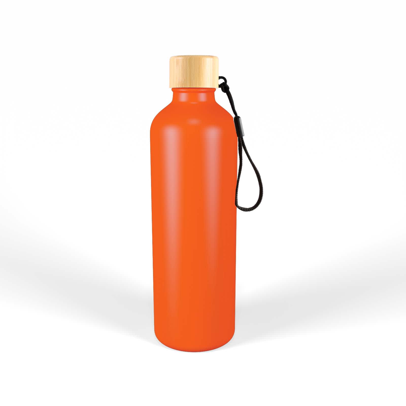 Gelato Aluminium Drink Bottle with Bamboo Lid - LL6997 Image 