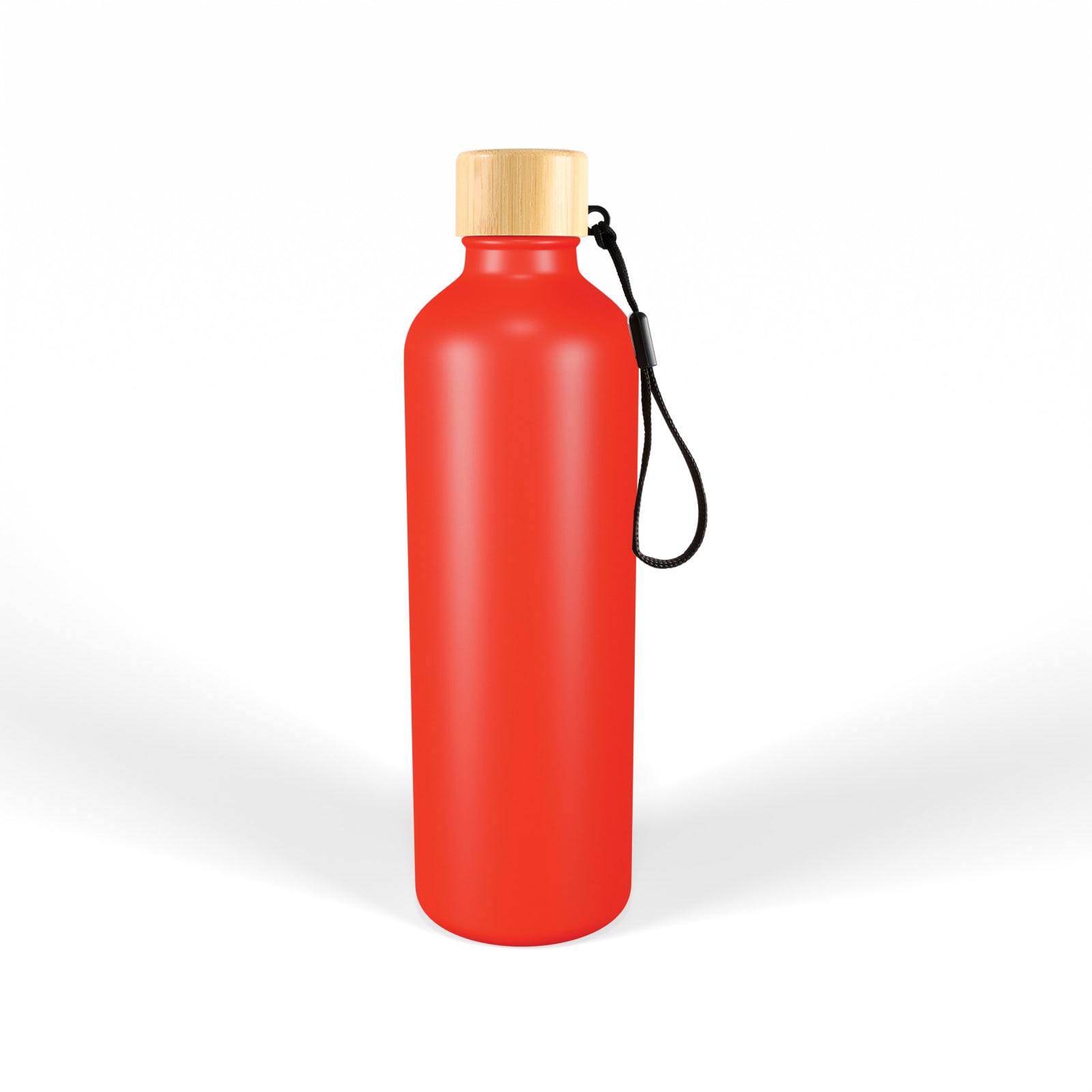 Gelato Aluminium Drink Bottle with Bamboo Lid - LL6997 Image 