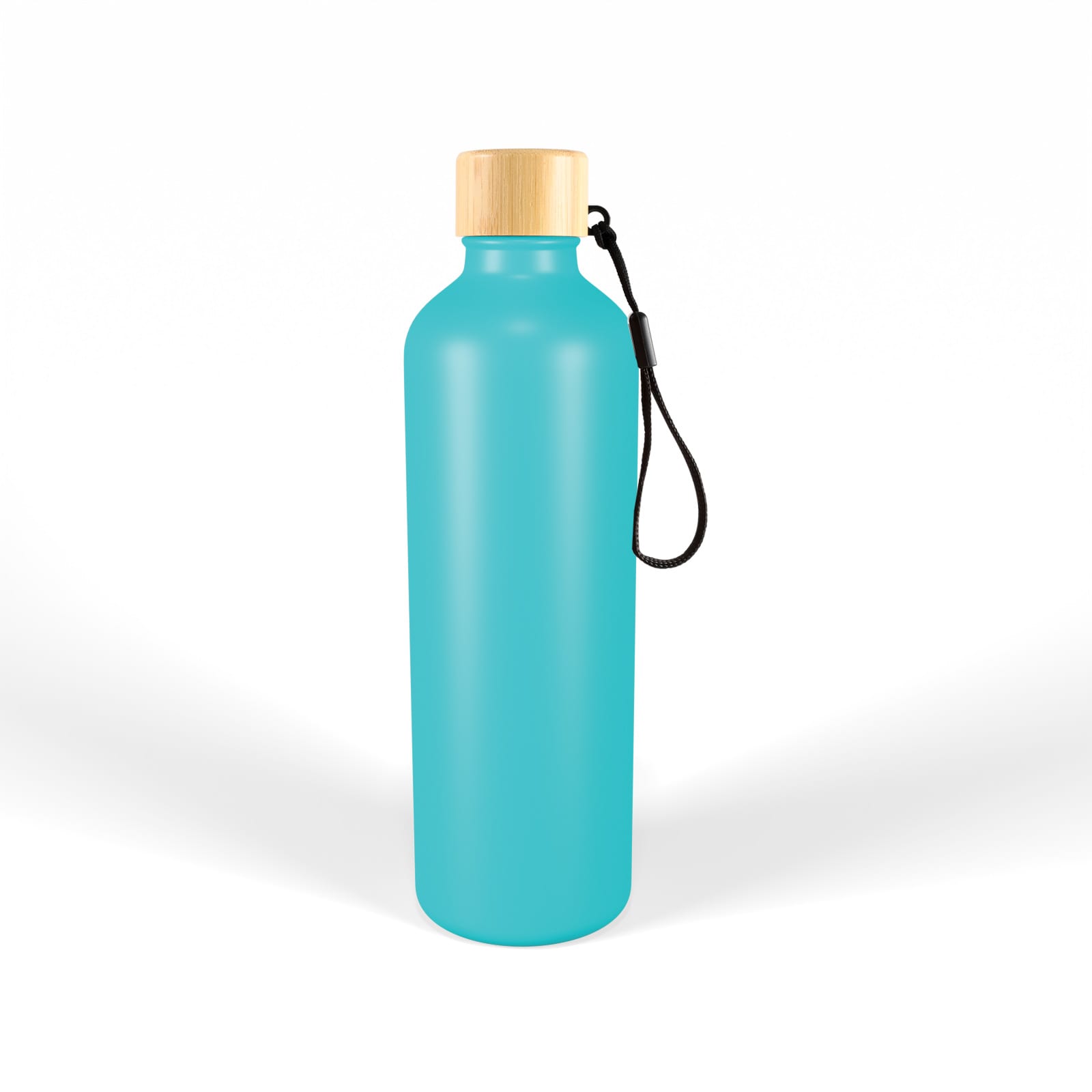 Gelato Aluminium Drink Bottle with Bamboo Lid - LL6997 Image 