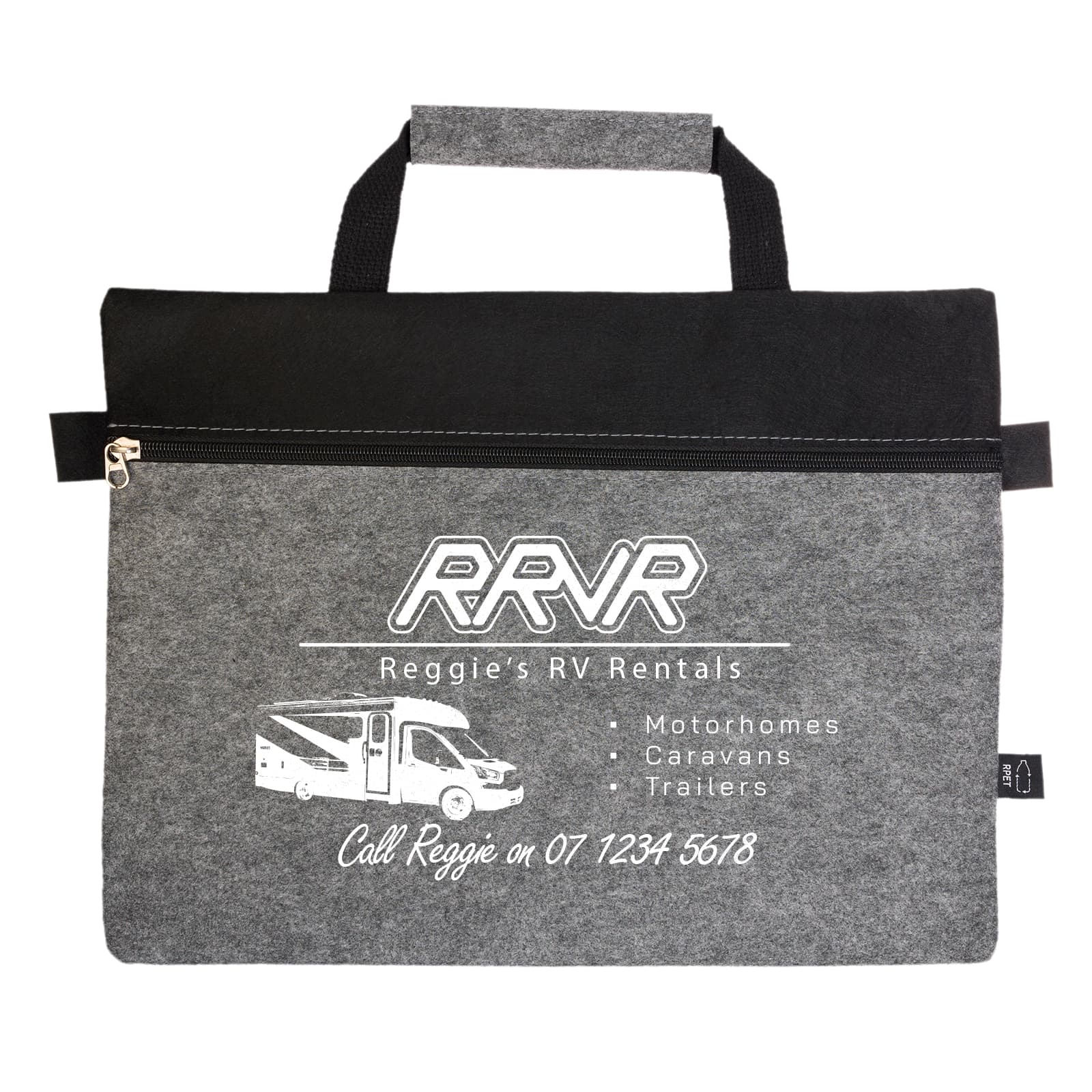 Montana RPET Felt Satchel - image 4