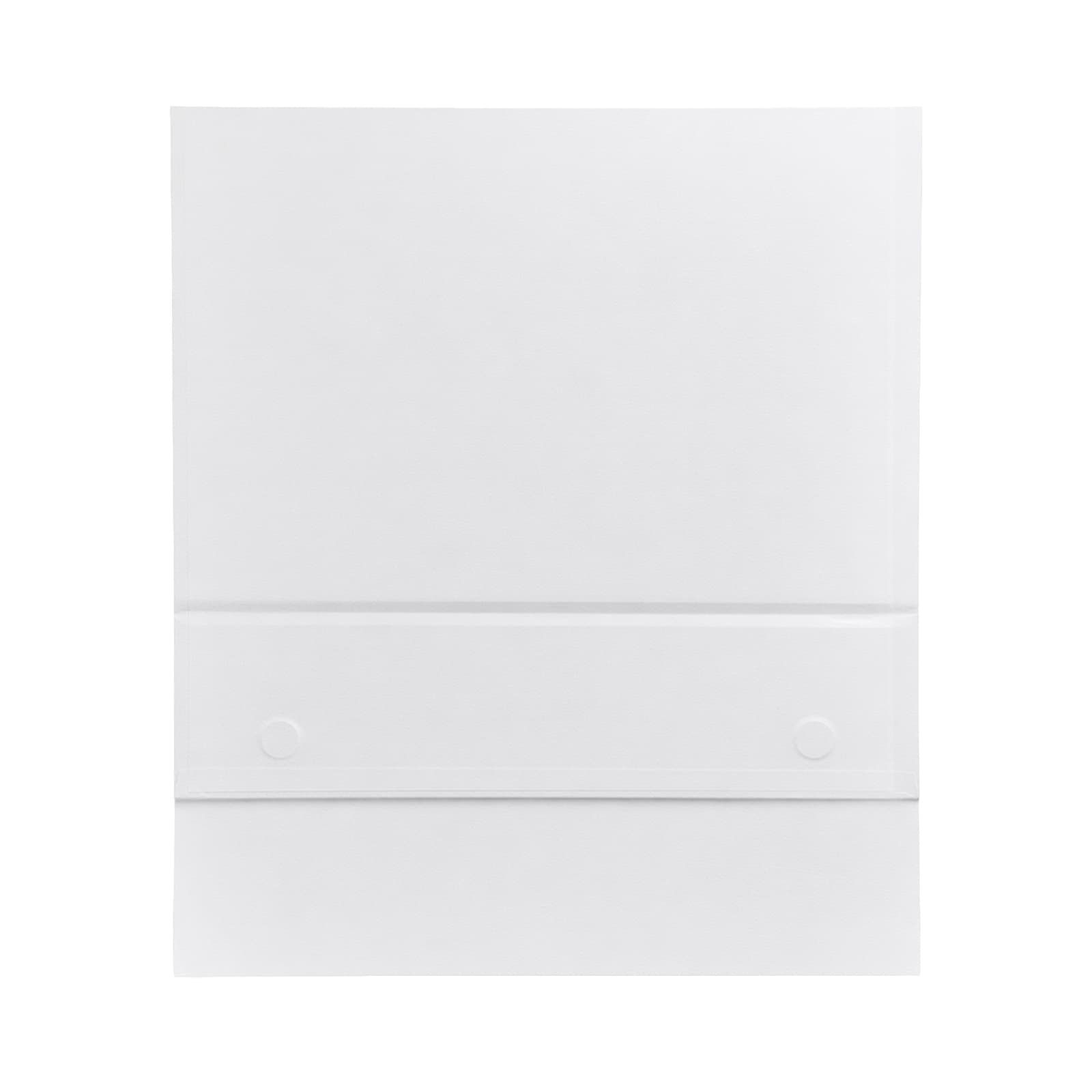 A large white magnetic gift box with a sleek, minimalist design and a branding logo on the surface.