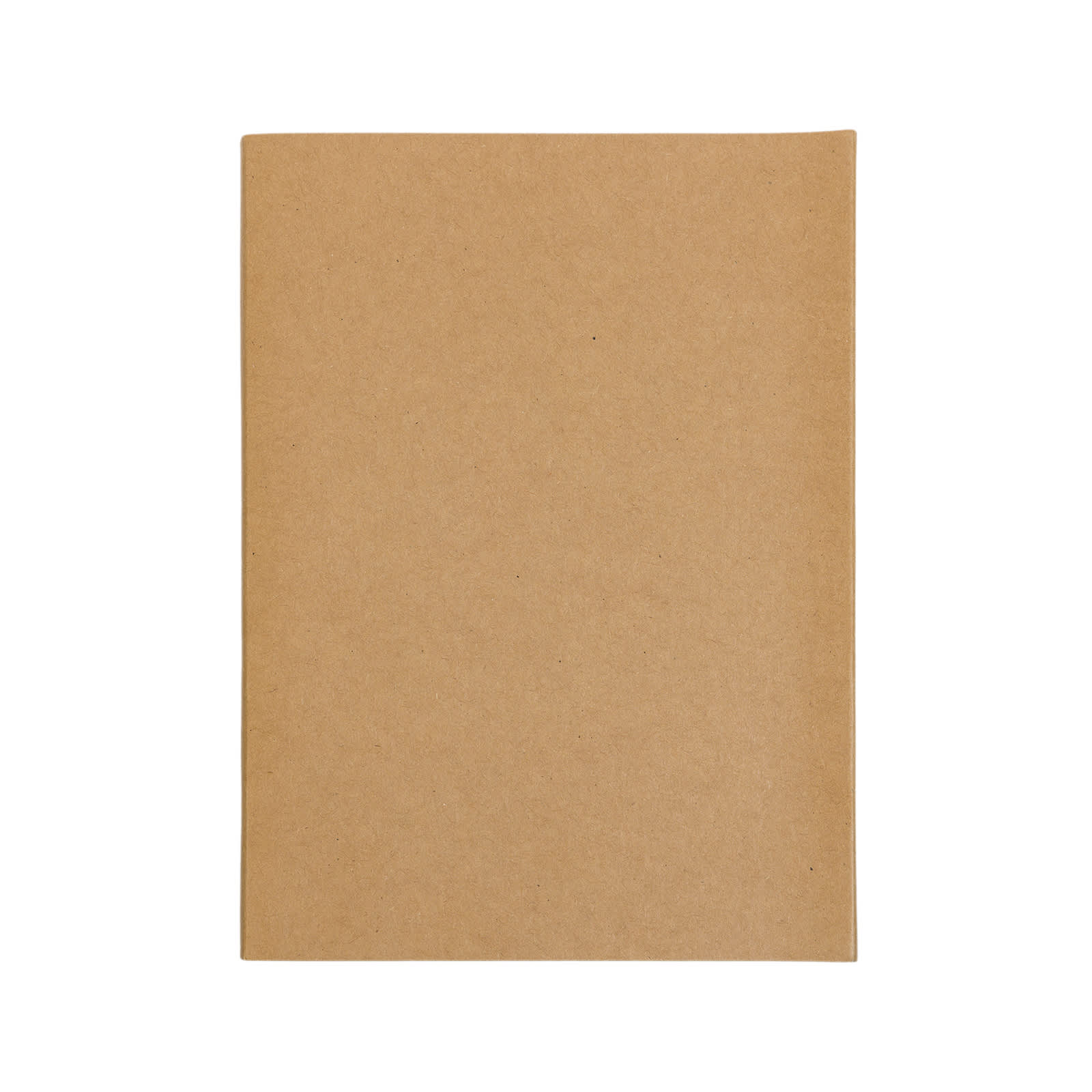 A stone paper notebook with a brown cover, featuring a smooth, textured surface. It has a logo on the front.