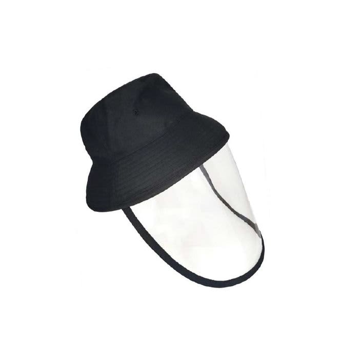 Cotton Bucket hat with removable shield