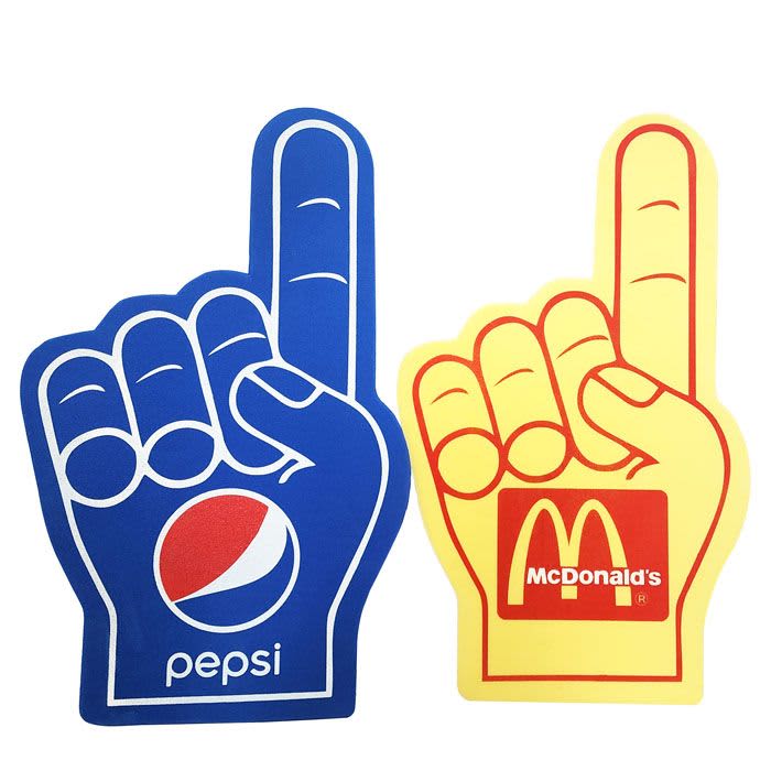 FOAM SUPPORTERS HAND
