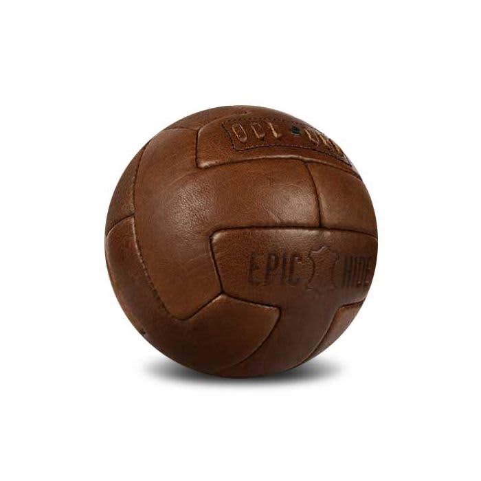 T-Shape Panel Vintage Leather Soccer Balls