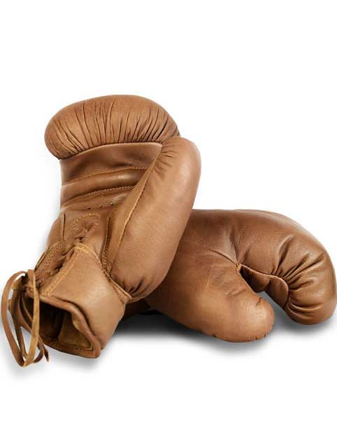Vintage Leather Boxing Gloves